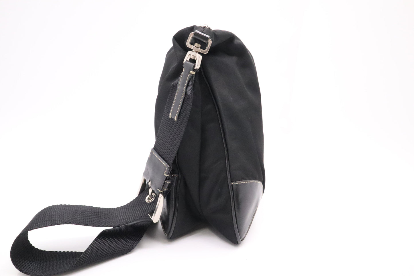 Prada Square Crossbody in Black Nylon