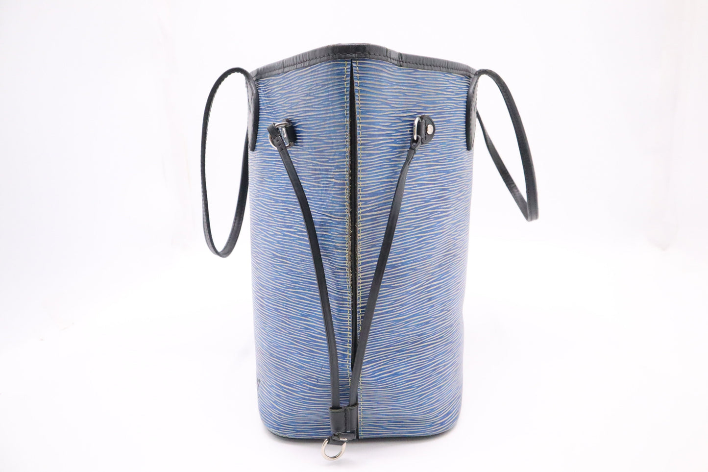 Louis Vuitton Neverfull MM in Denim Blue Epi Leather