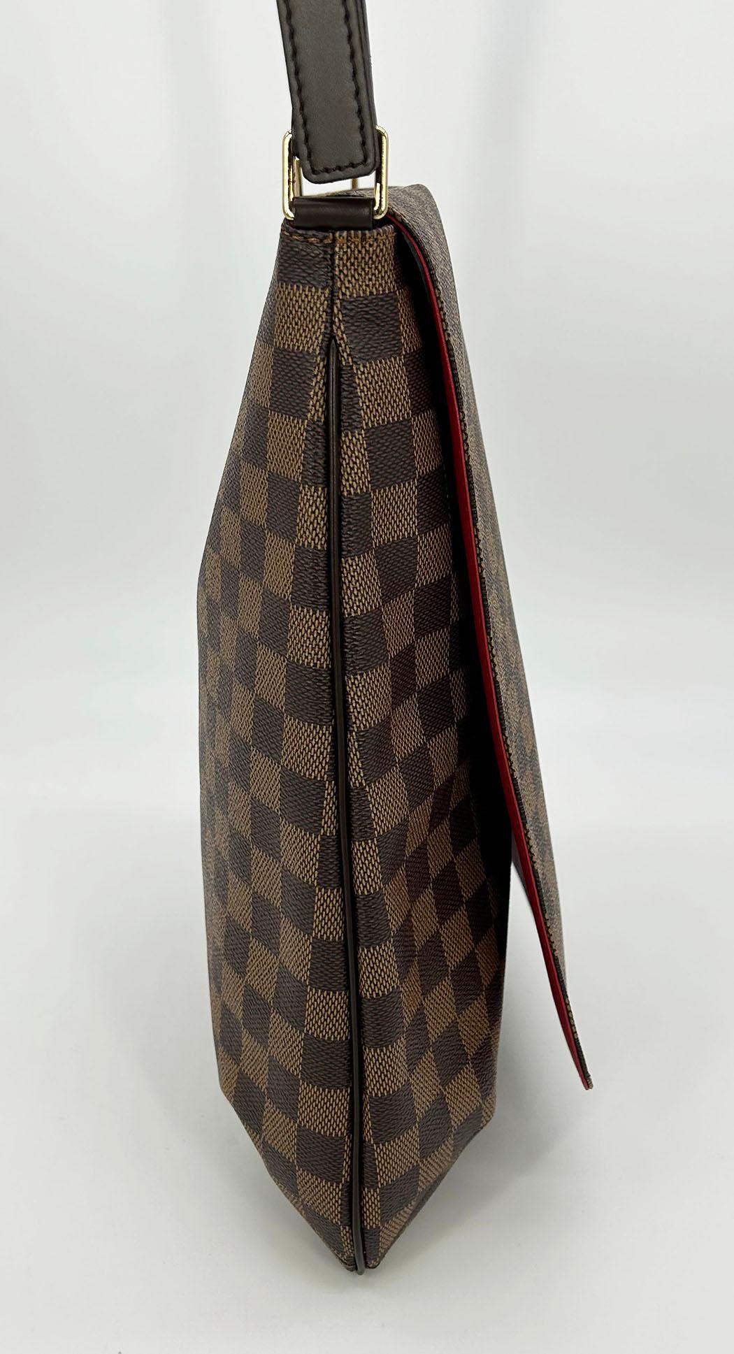 LOUIS VUITTON Damier Ebene Mtte Salsa GM Shoulder Bag