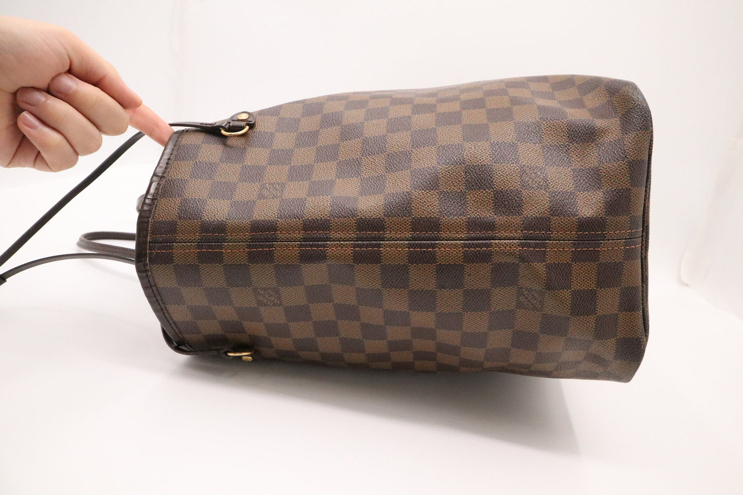 Luxury Women's Tote Bag | Louis Vuitton Neverfull GM in Damier Ebene Canvas