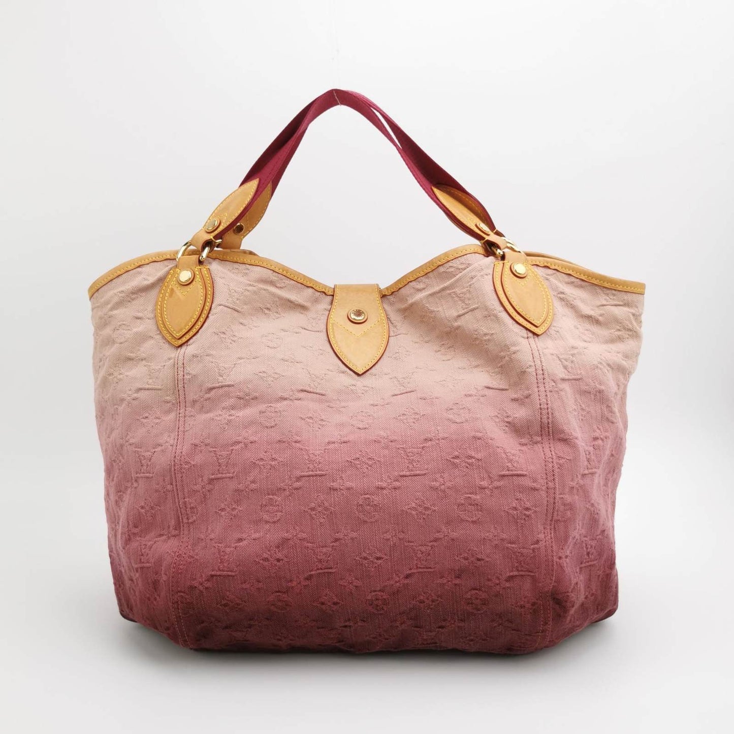 Louis Vuitton Denim Quilted Sunbeam Tote Shoulder Bag