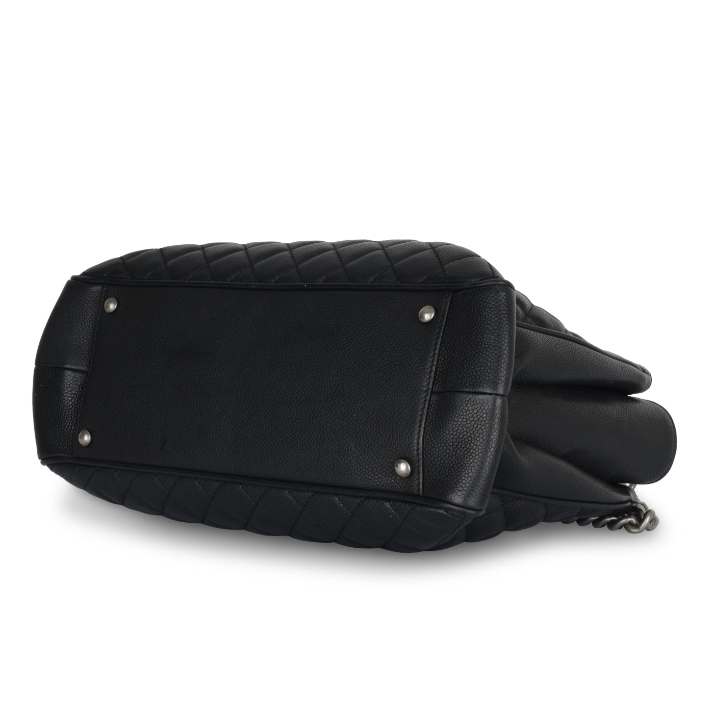 Chanel Quilted Shopper Tote - Black Caviar