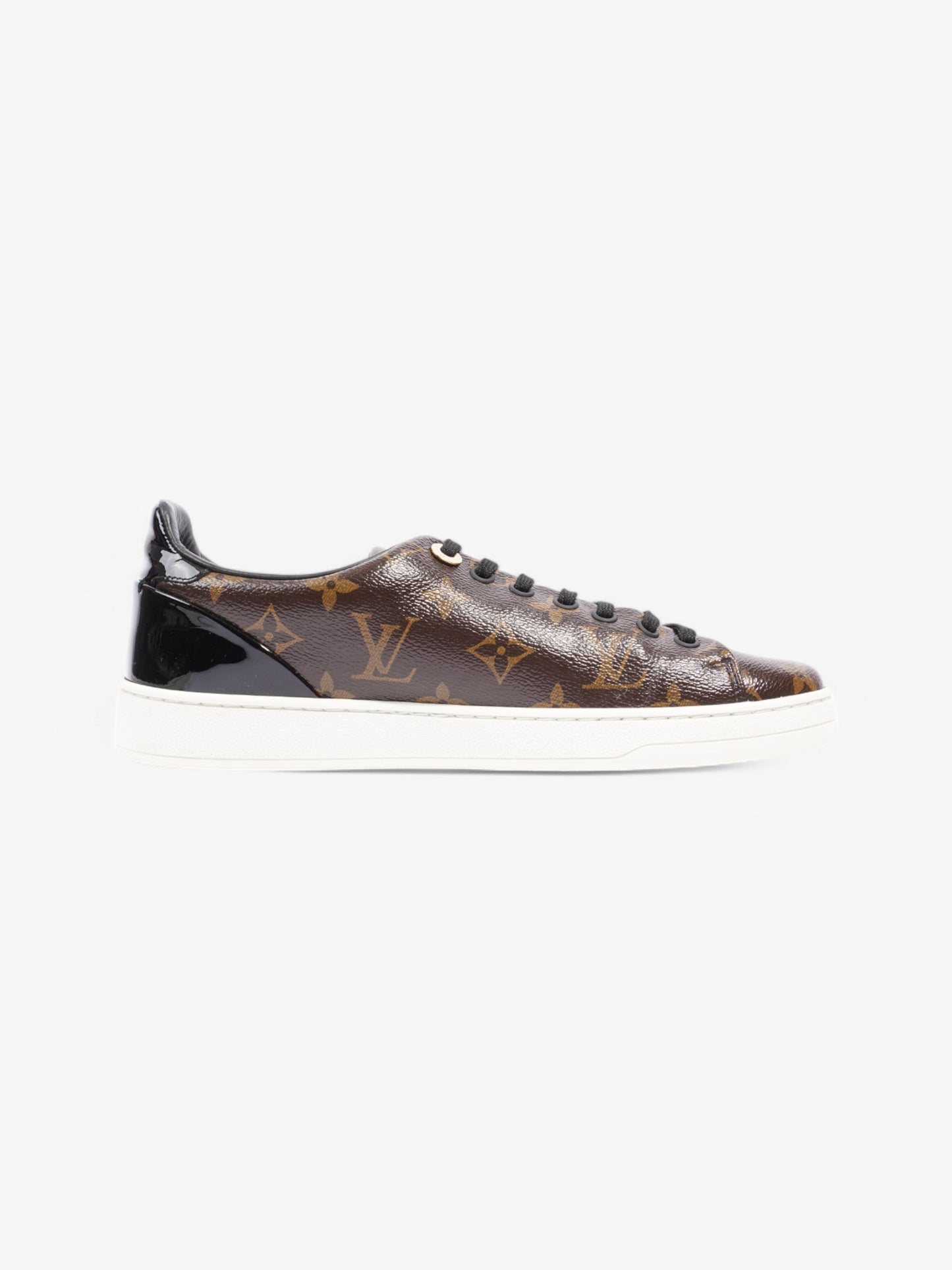 Louis Vuitton Front Row Monogram / Black Coated Canvas EU 37.5 UK 4.5