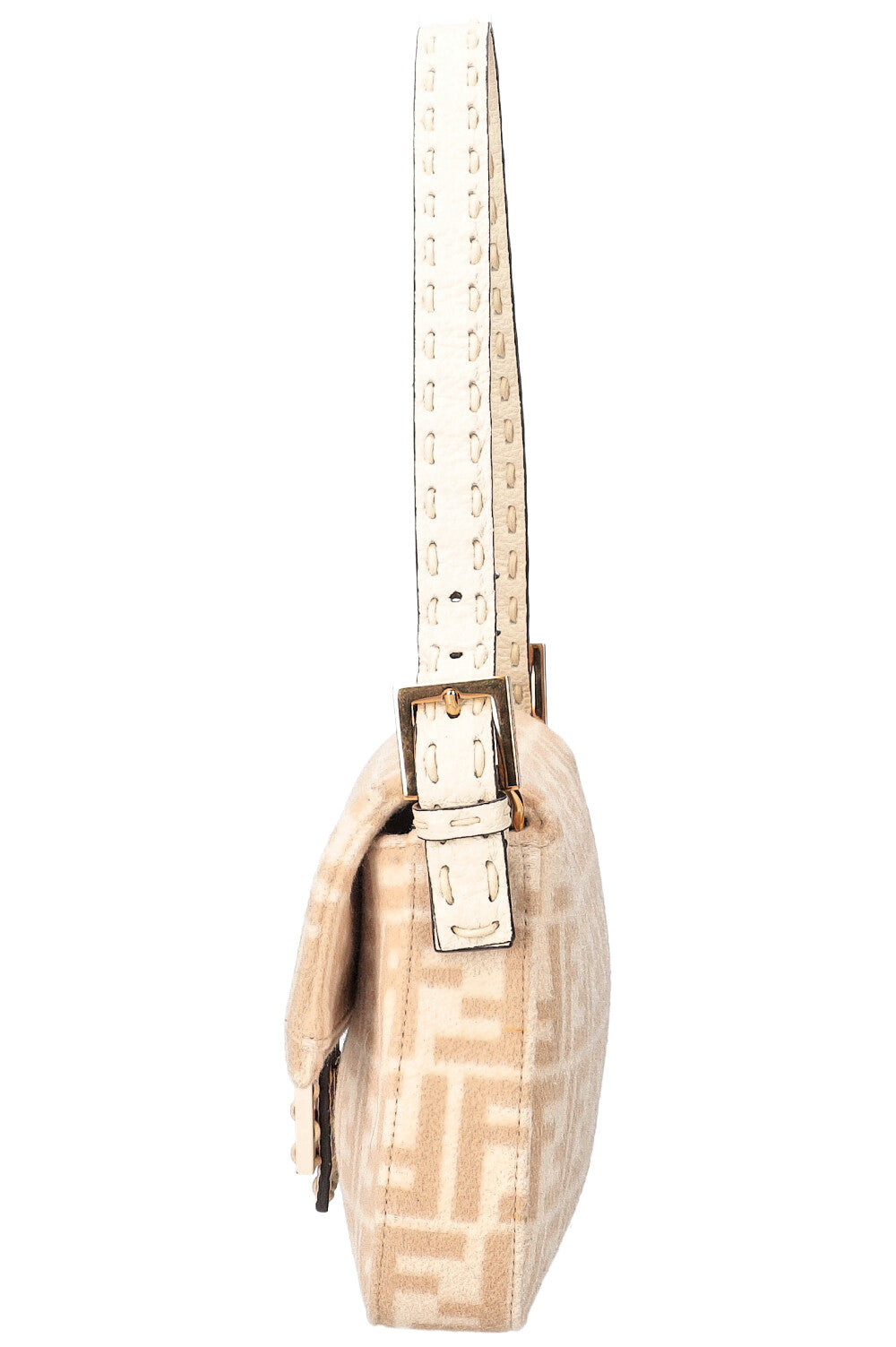 FENDI Baguette Re-Edition Wool & Cashmere Beige