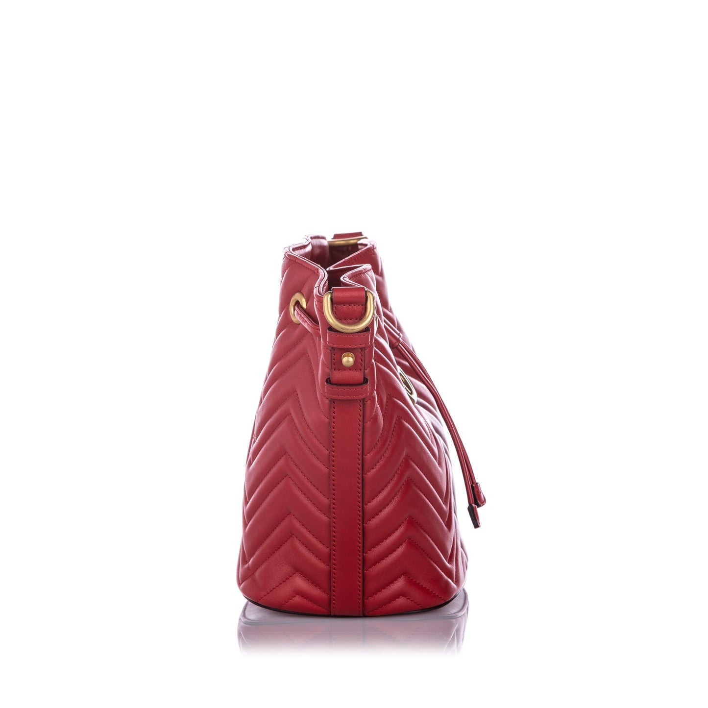 Gucci Leather Canvas Shoulder Bag