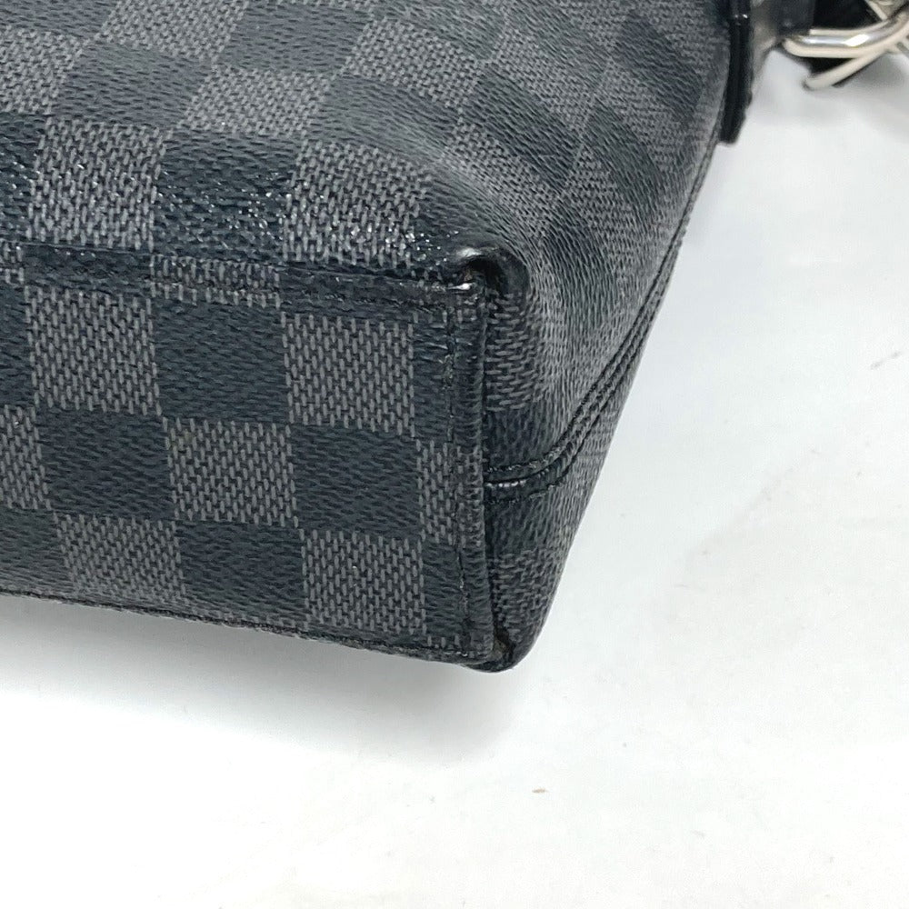 LOUIS VUITTON Business bag N48224 Damier Grafitto Canvas black Damier Grafitte Porte Document Jules PDJ mens