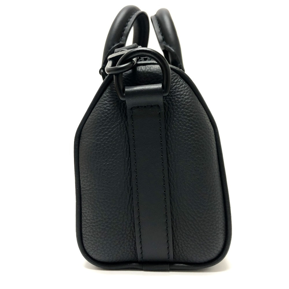 LOUIS VUITTON Boston Duffel bag Taurillon Clemence Leather black Aerogram Keepall XS Women