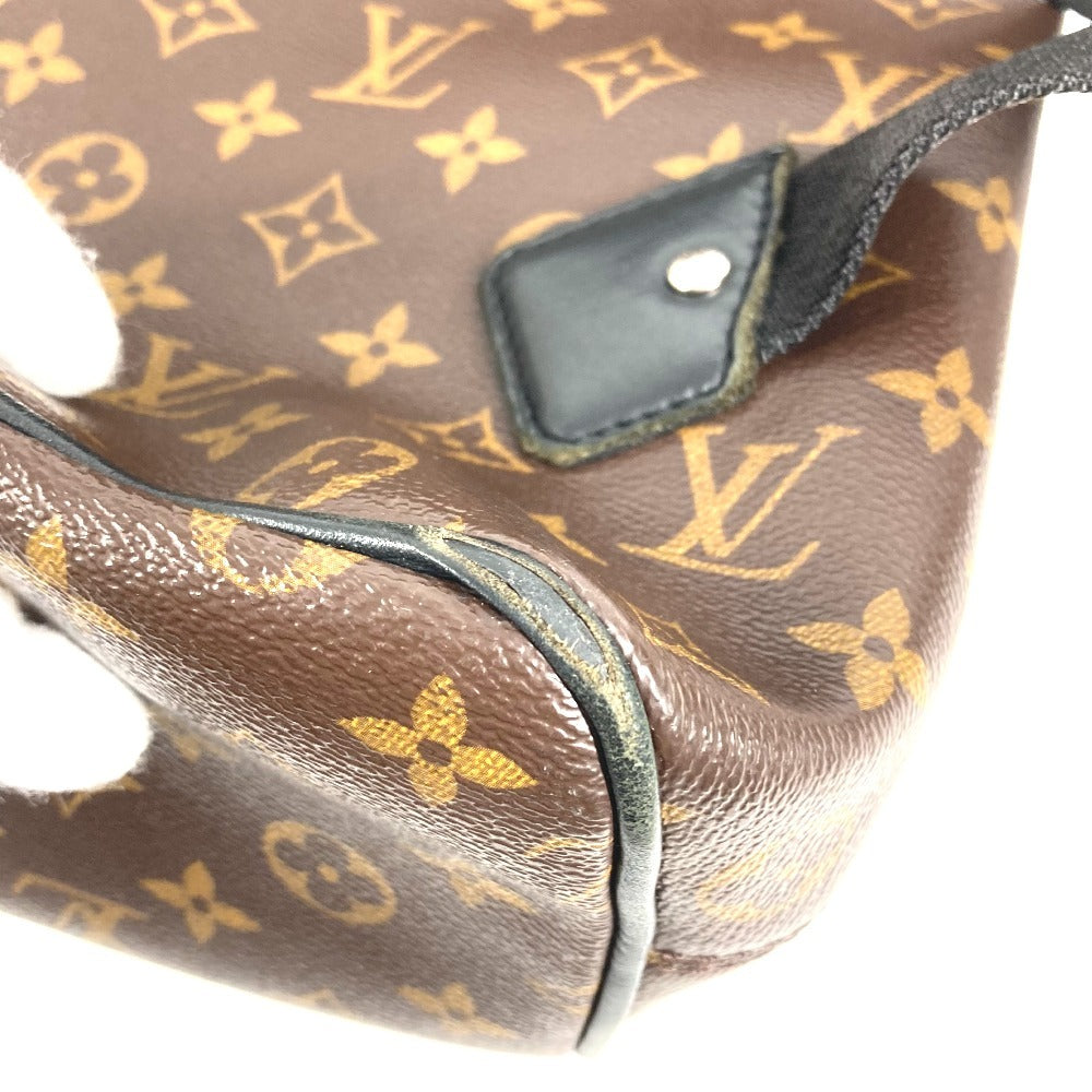 LOUIS VUITTON Backpack Monogram Macassar canvas, leather Brown Monogram macacer Parc