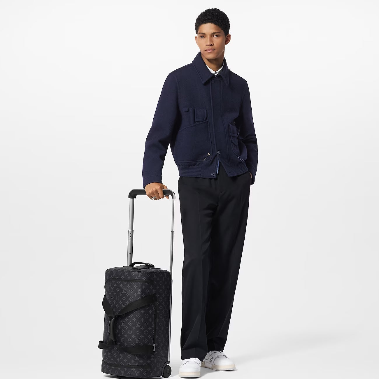 Luxury Women's Handbag | LOUIS VUITTON MONOGRAM ECLIPSE HORIZON 55 DUFFLE BAG