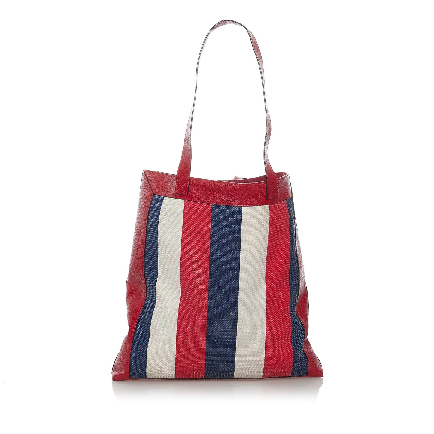 Gucci Sylvie Leather Canvas Tote