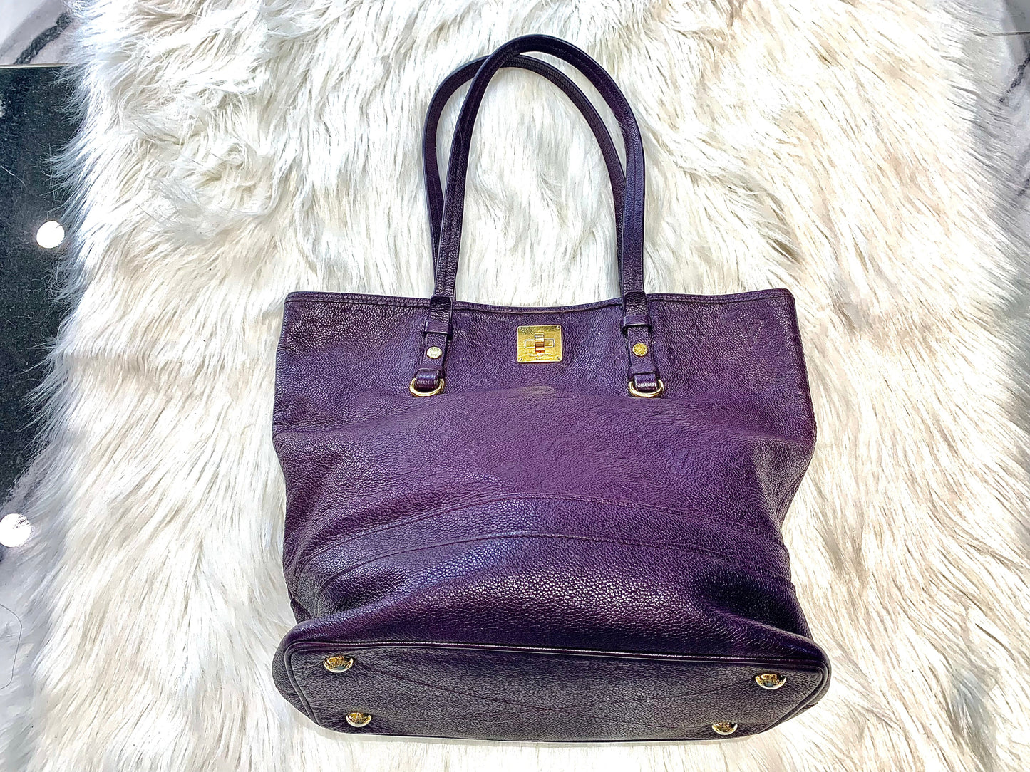 LOUIS VUITTON CITADINE AUBE MONOGRAM EMPREINTE BAG-HS