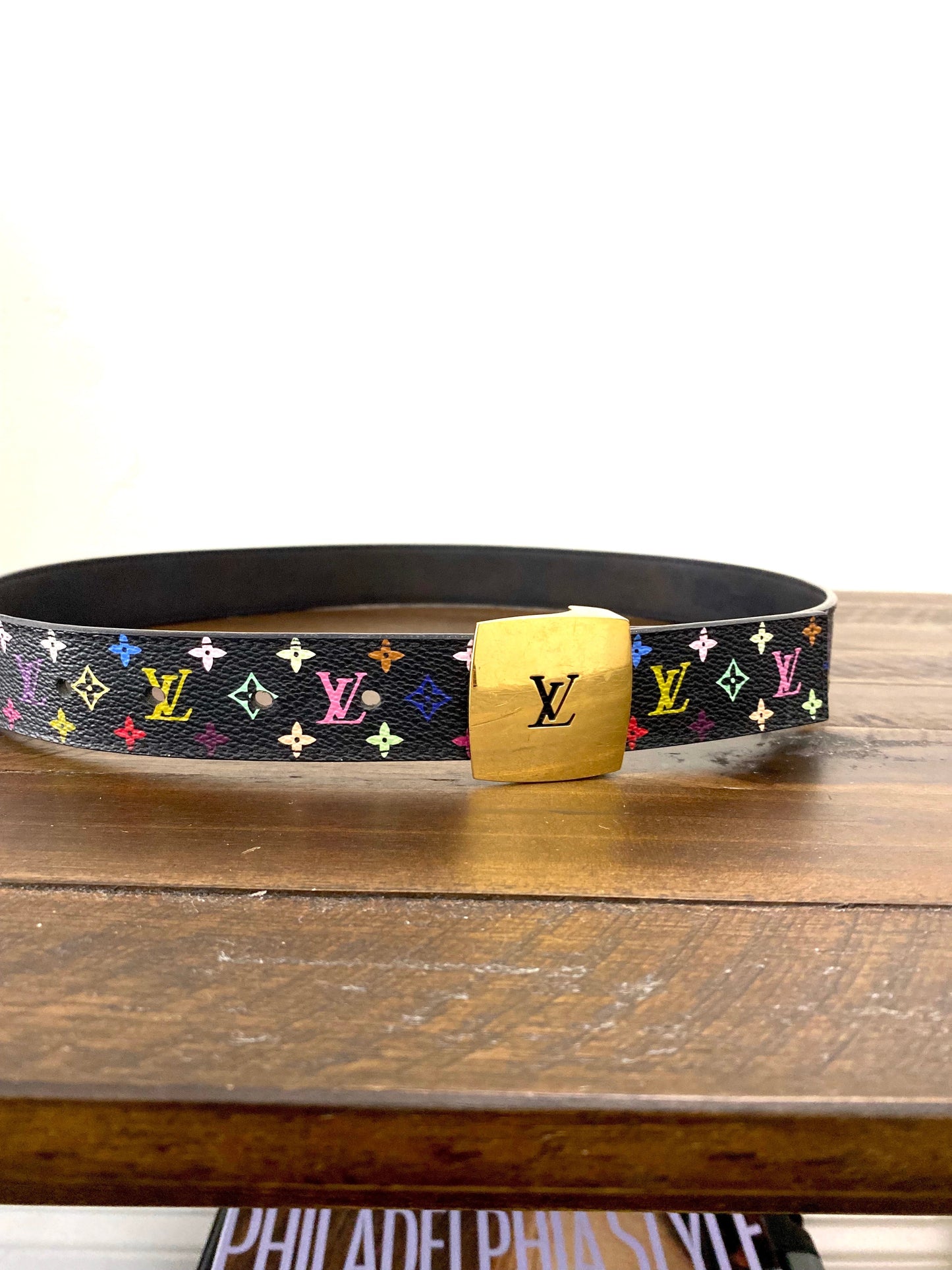 Luxury Women's Handbag | LOUIS VUITTON MULTICOLOR MONOGRAM LV CUT BELT