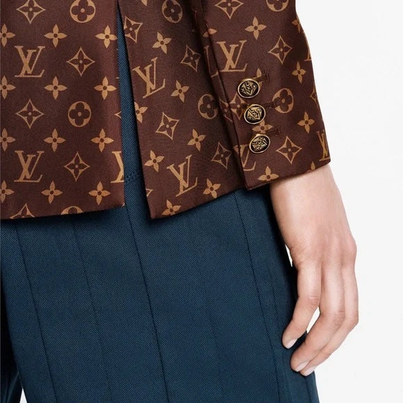 Luxury Women's Handbag | LOUIS VUITTON MONOGRAM SILK TWILL BLAZER