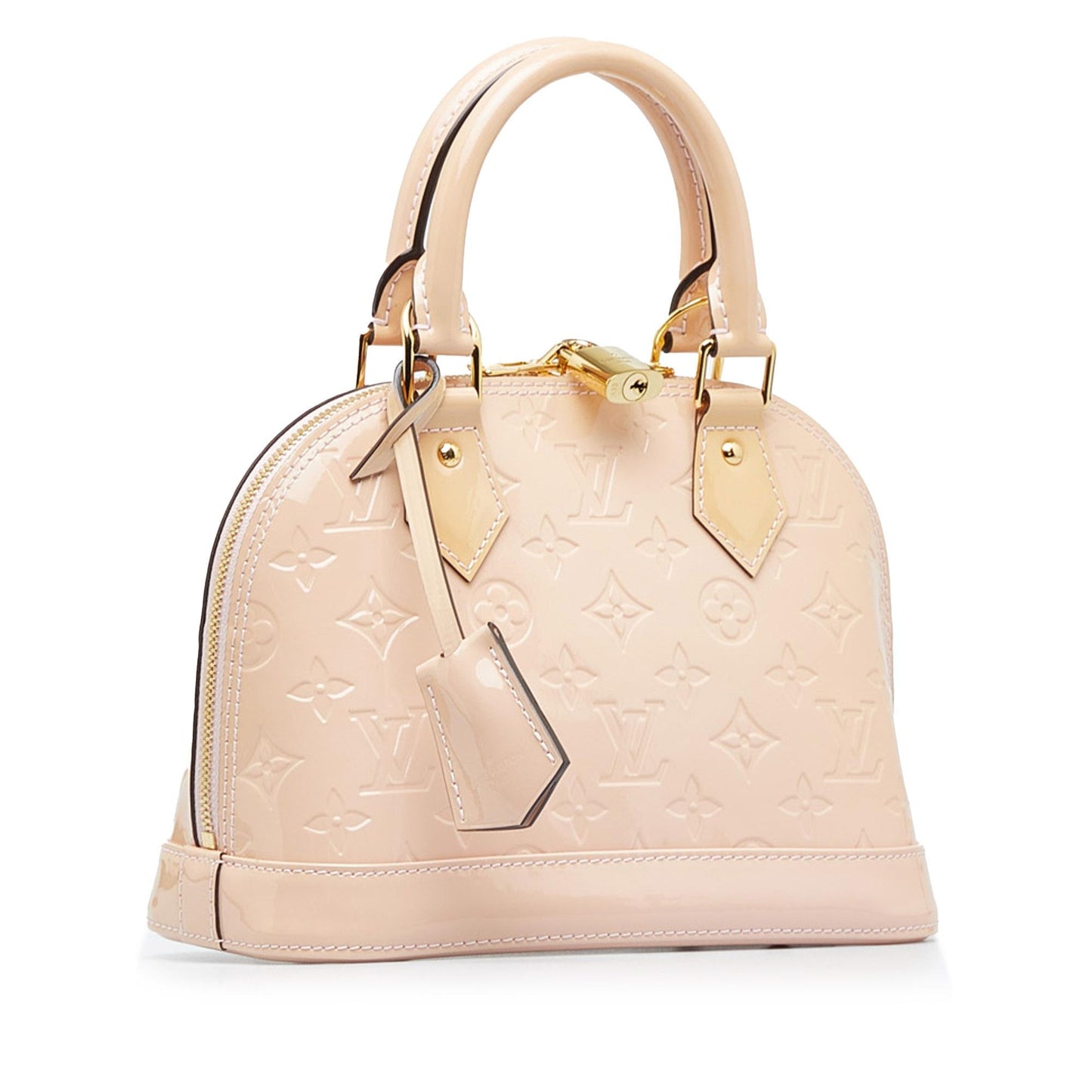 Louis Vuitton Monogram Vernis Alma BB (SHG-EaY81w)