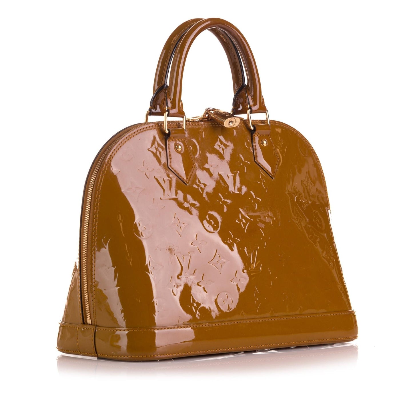Louis Vuitton Monogram Vernis Alma PM (SHG-9nUVc0)