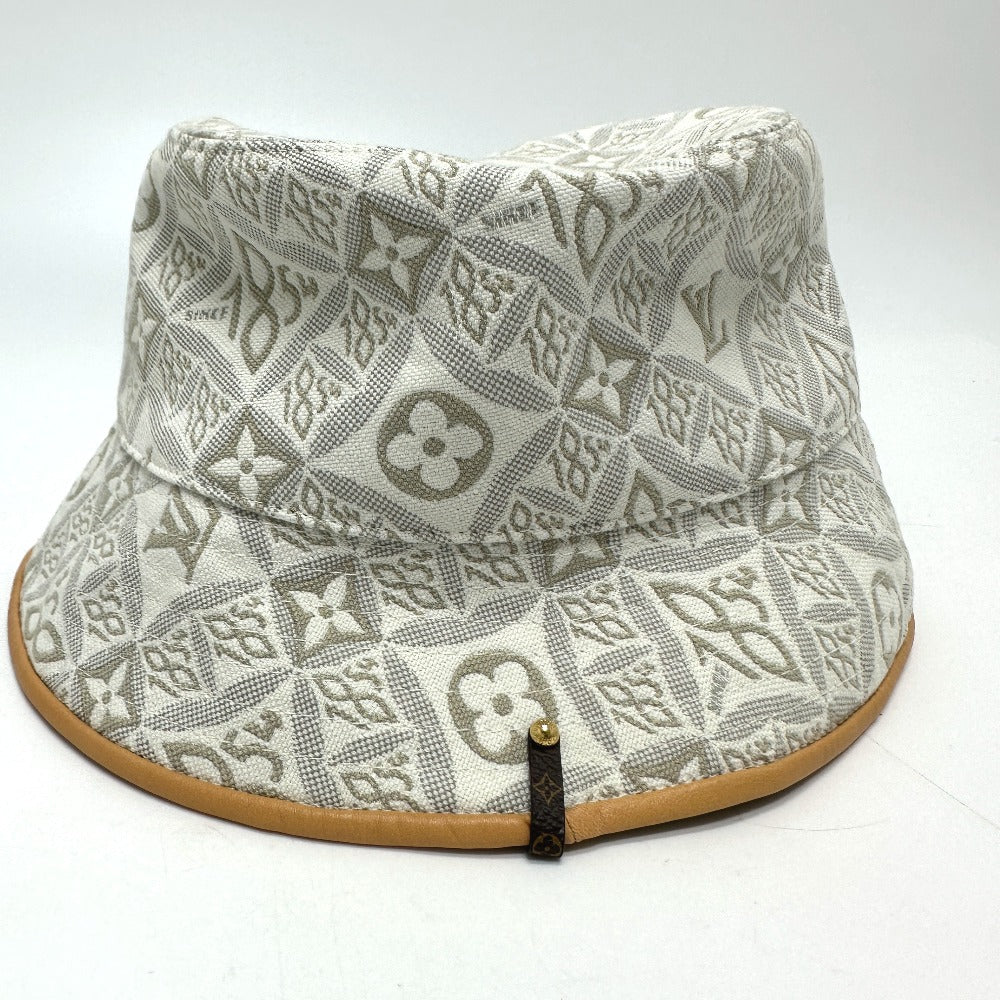 LOUIS VUITTON hat cotton Beige type chapeau monogram Jacquard unisex(Unisex) S