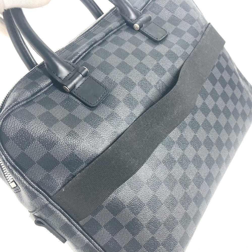 LOUIS VUITTON Business bag N23211 Damier Grafitto Canvas black Damier Grafitte Horizon mens