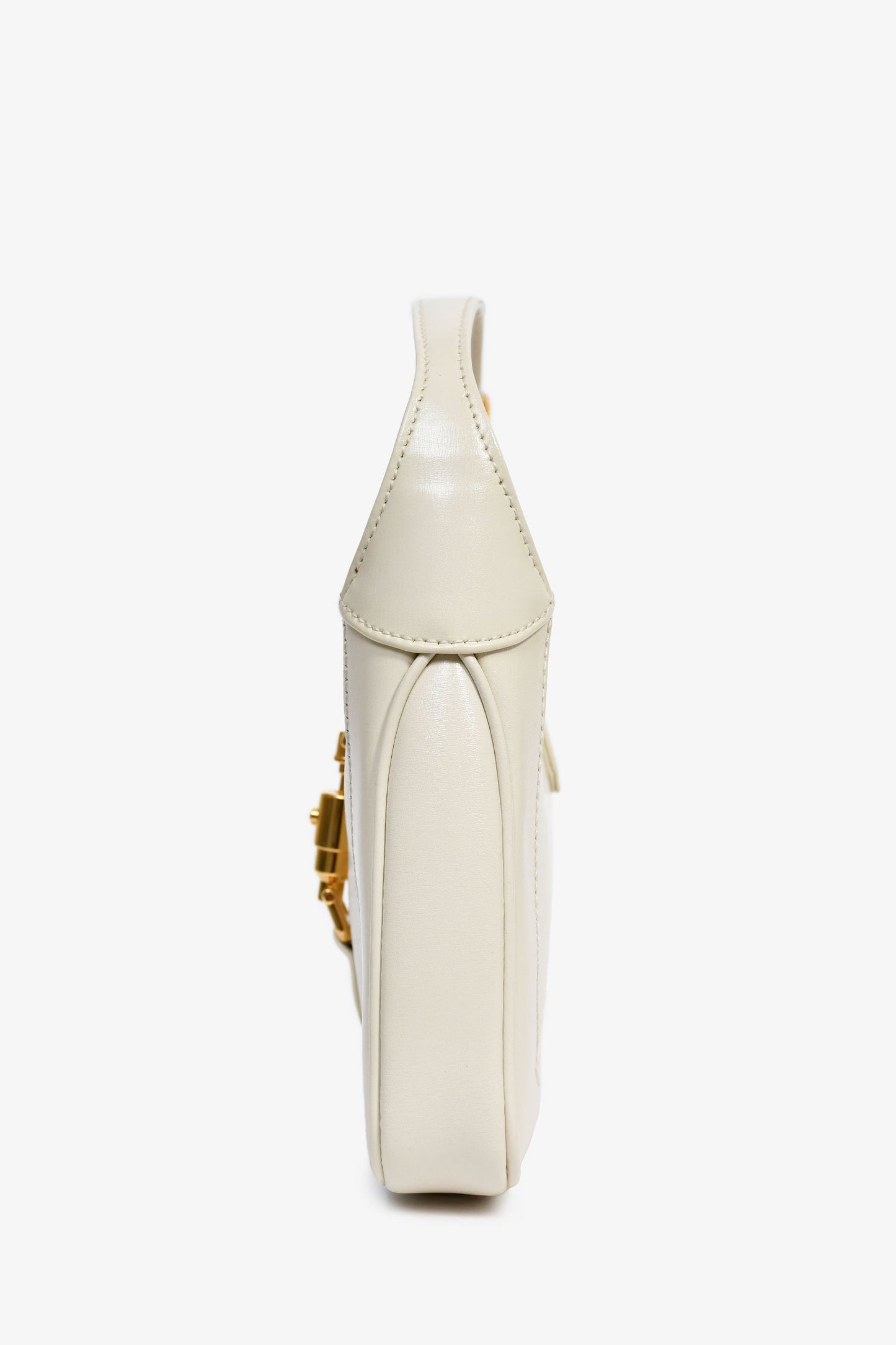 Gucci Cream Leather Jackie 1961 Mini Horsebit Bag