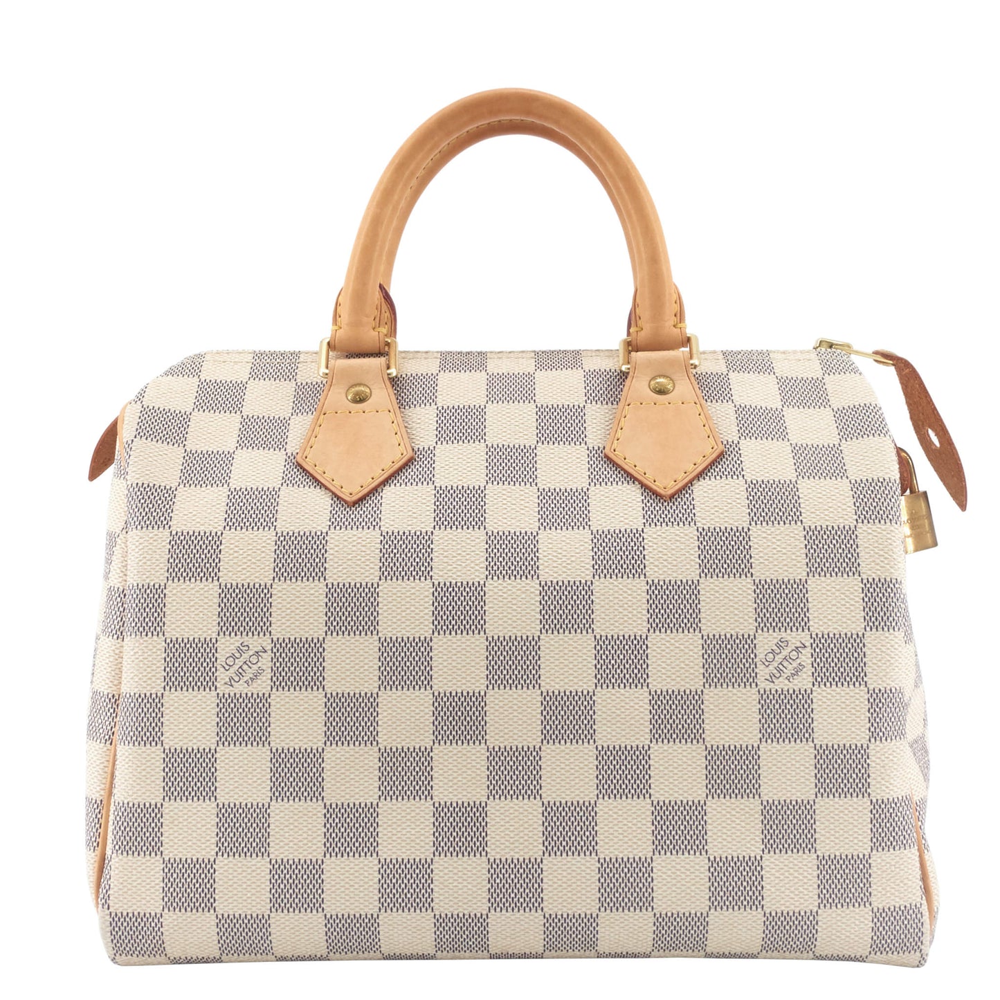 LOUIS VUITTON Louis Vuitton Speedy 25 Damier Azur Bag