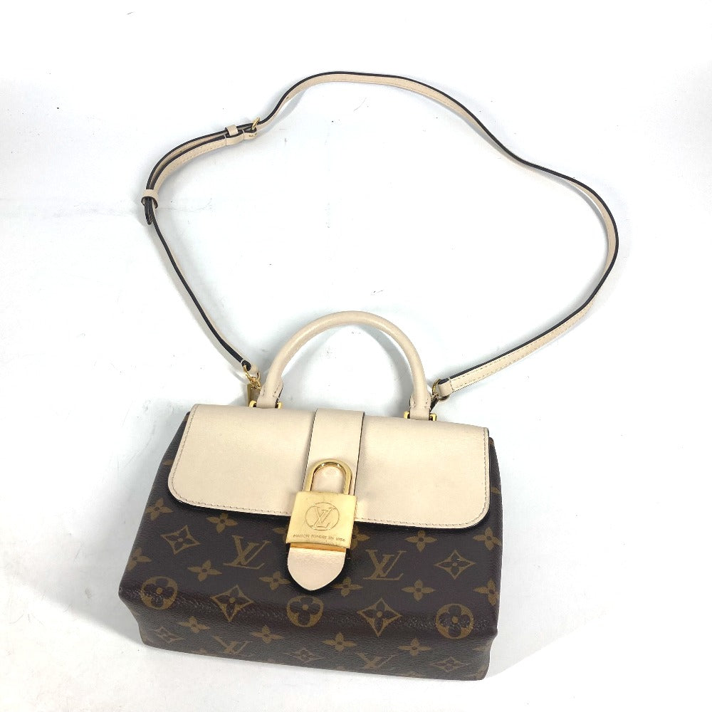 LOUIS VUITTON Handbag Monogram canvas white Monogram Rocky BB