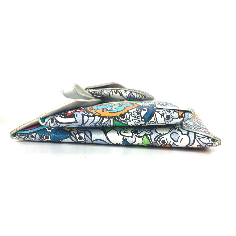 Luxury Women's Clutch Bag | LOUIS VUITTON Clutch bag M82014 Leather / canvas multicolor monogram comic Trio Anvelope