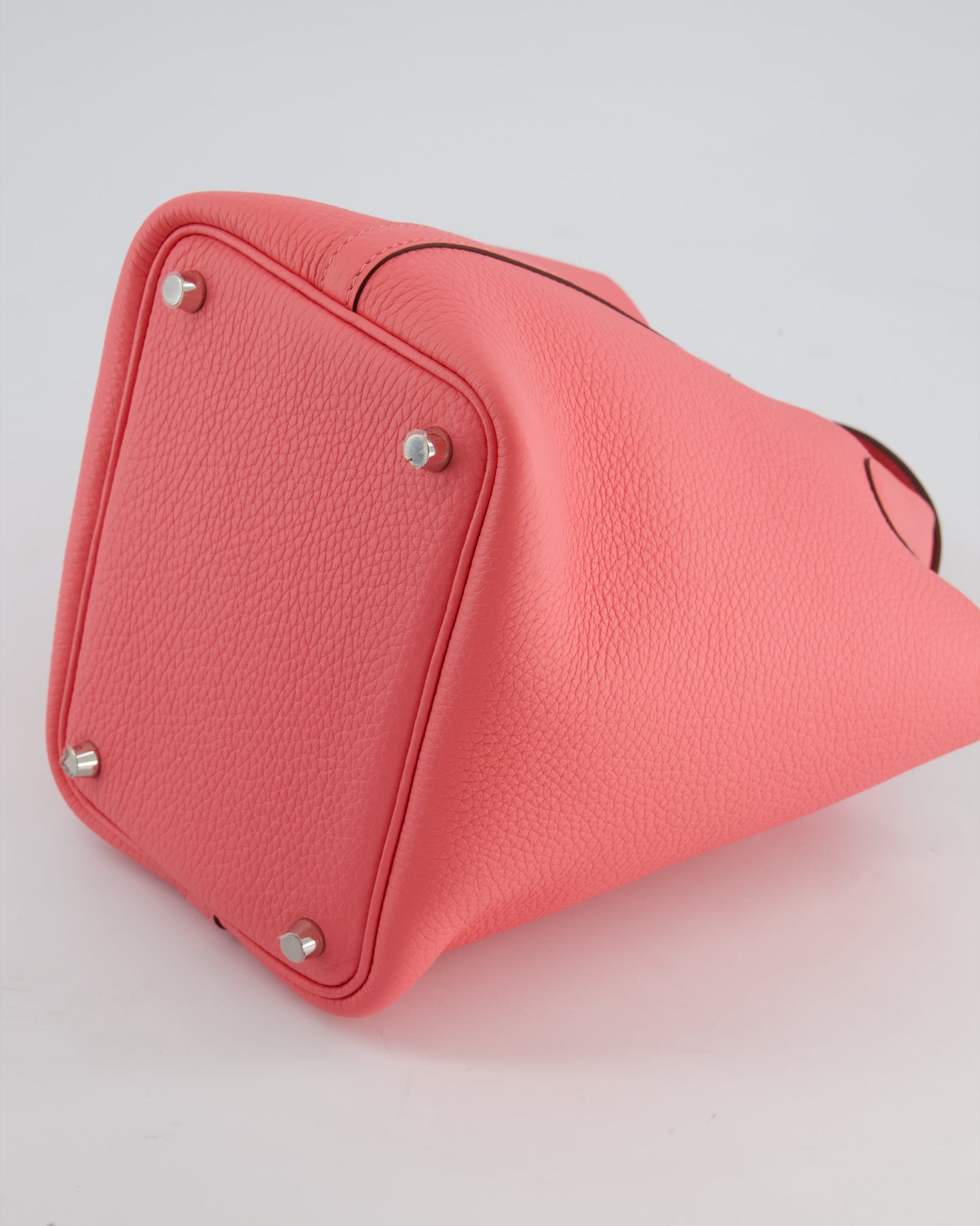 *HOT* Hermes Picotin Lock Bag 18cm in Rose Azalee Clemence Leather with Palladium Hardware