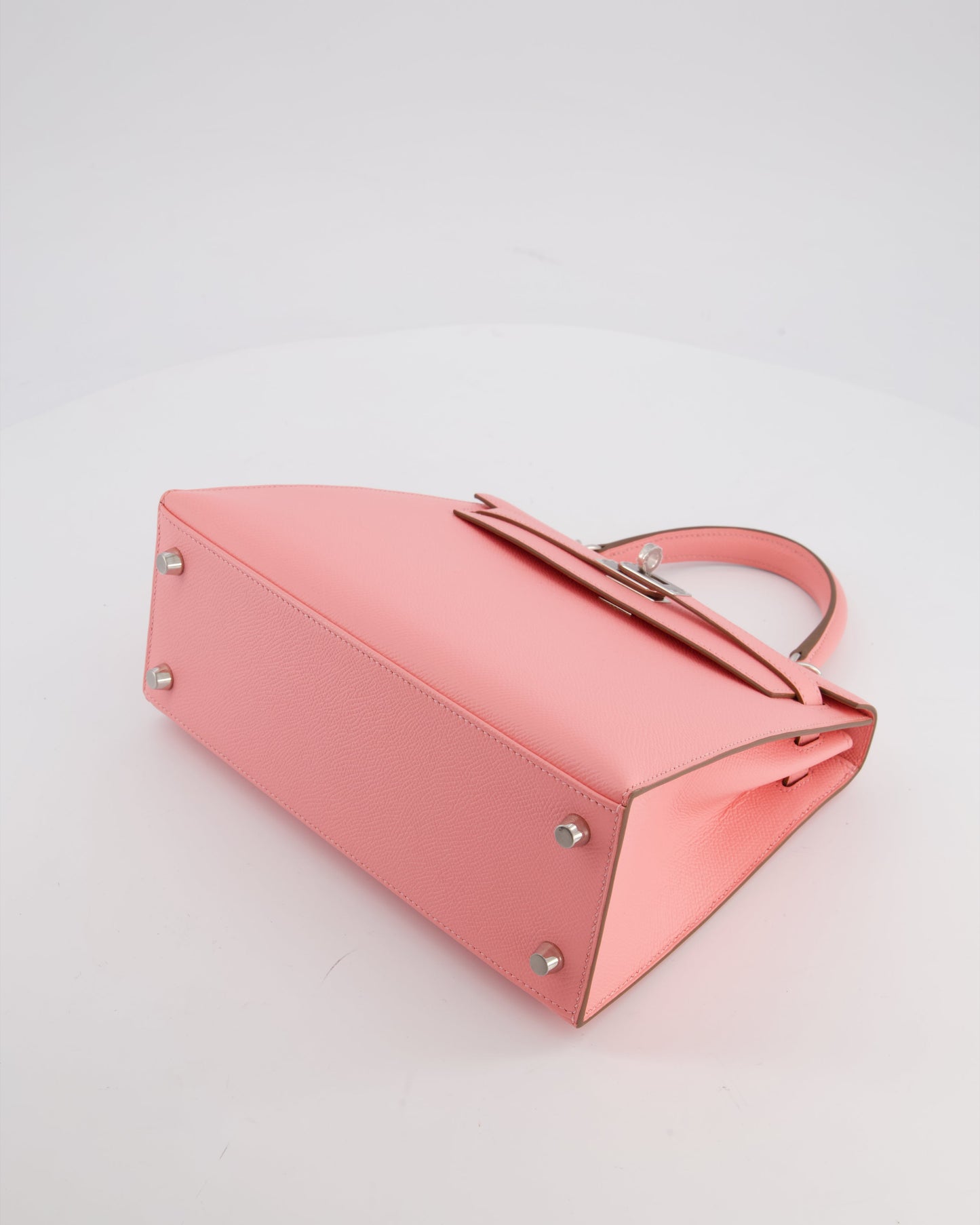 *RARE* Hermes Kelly 25 Sellier Bag in Rose Confetti in Epsom Leather with Palladium Hardware