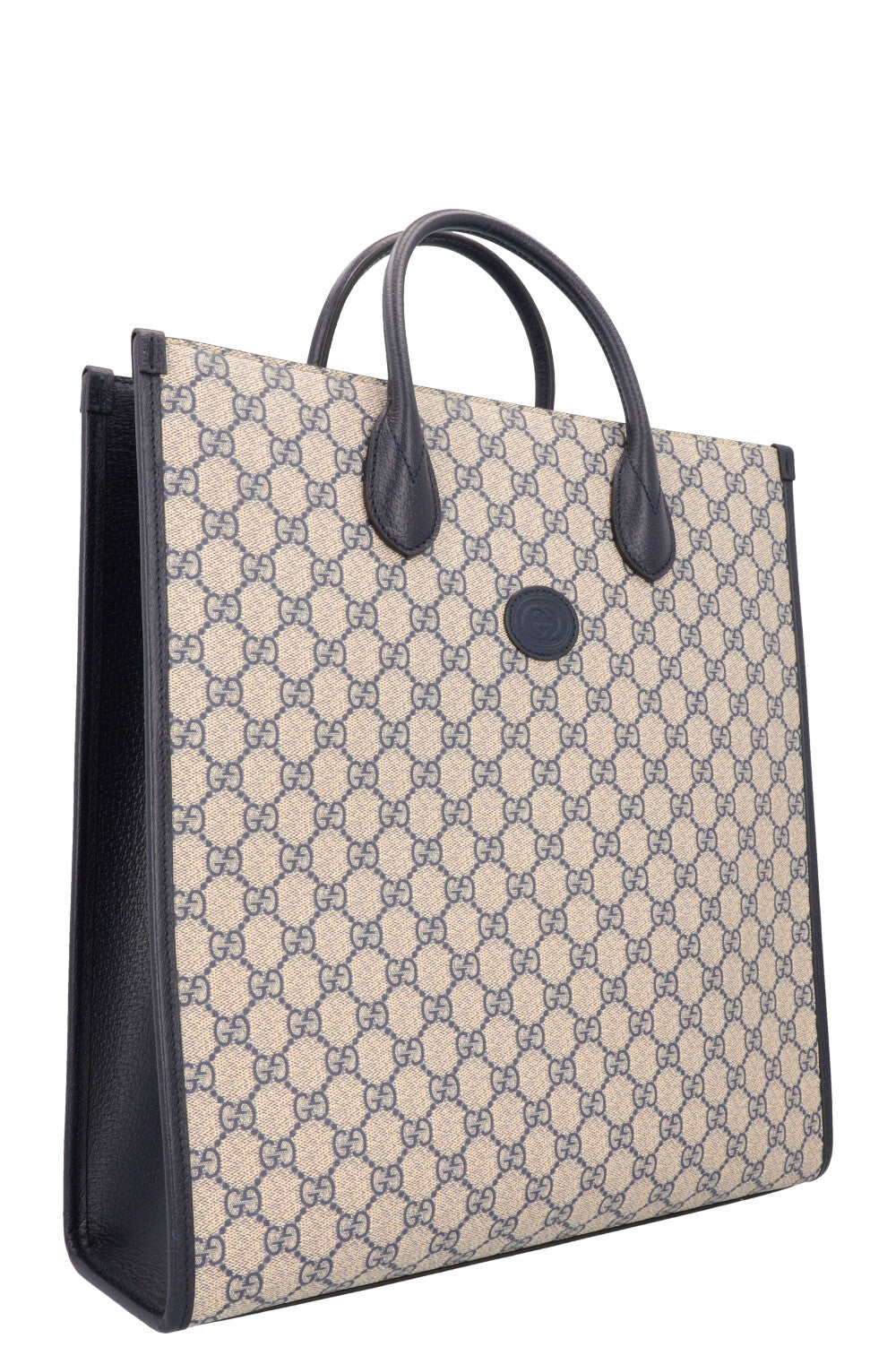 GUCCI Supreme GG Medium Tote Bag Blue