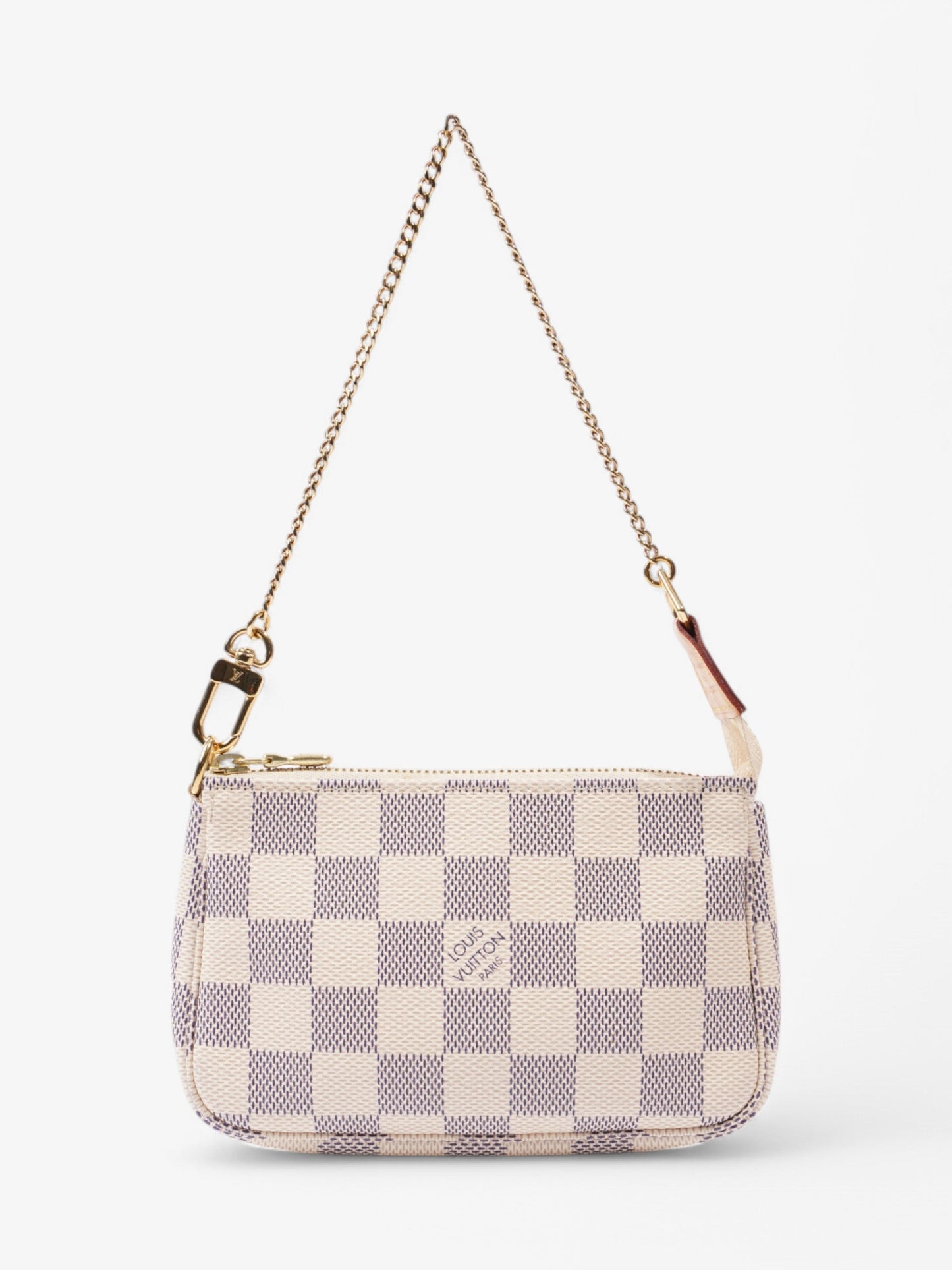 Designer Women's Crossbody Bag | Louis Vuitton Mini Pochette Accessoires Damier Azur Coated Canvas