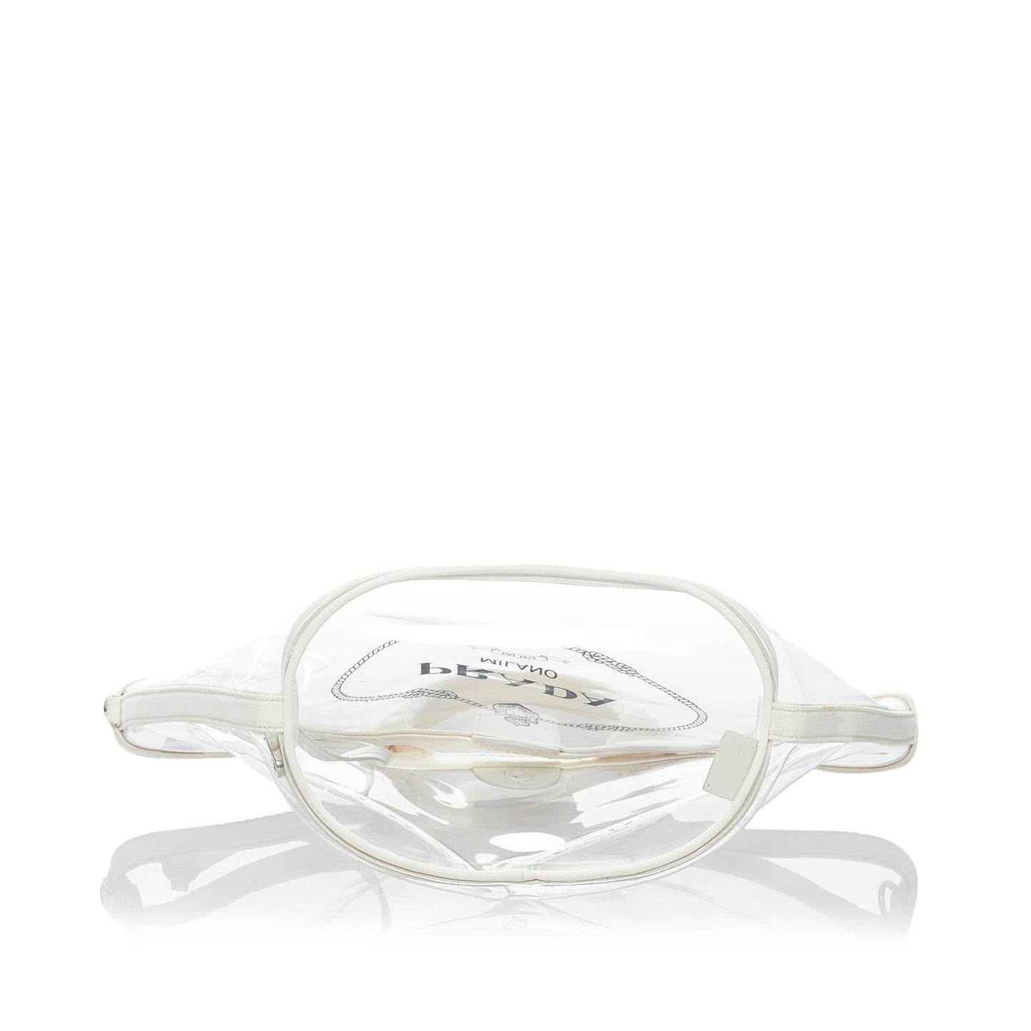 Prada Canapa Logo Vinyl Handbag (SHG-29931)