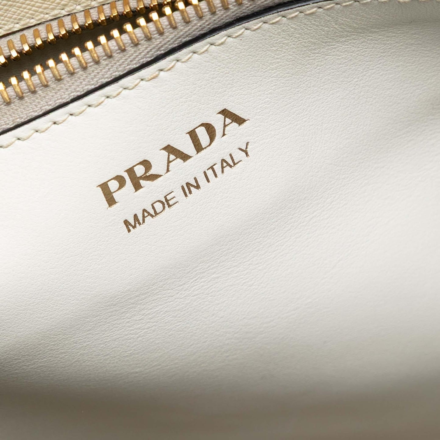 Prada City Calf Trimmed Saffiano Greche Paradigme Bag