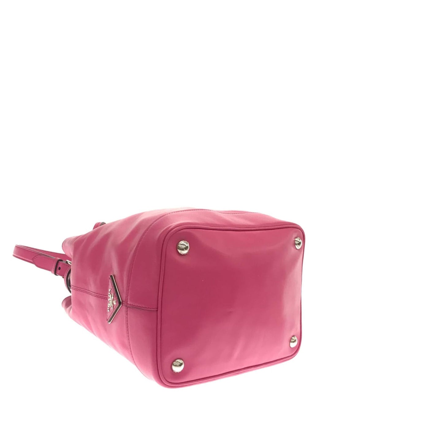Prada Convertible Drawstring Leather Bucket Bag (SHG-zCbWzU)