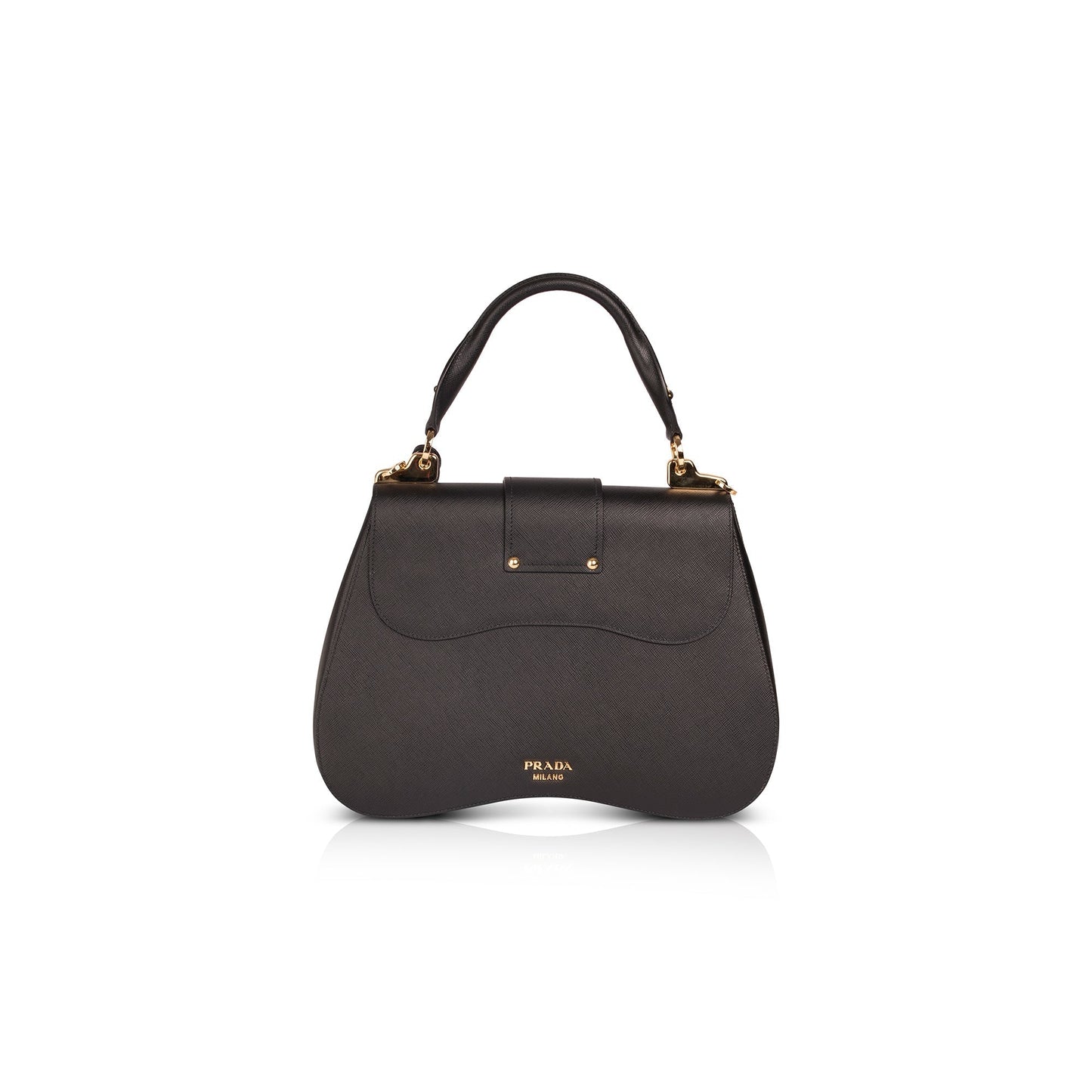 Prada Large Saffiano Lux Sidonie Top Handle Bag