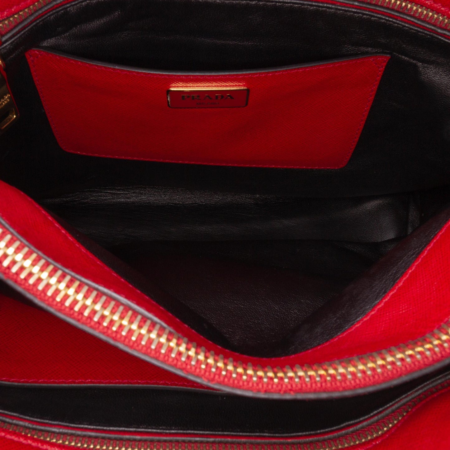 Prada Saffiano Soft Triple Pocket Tote