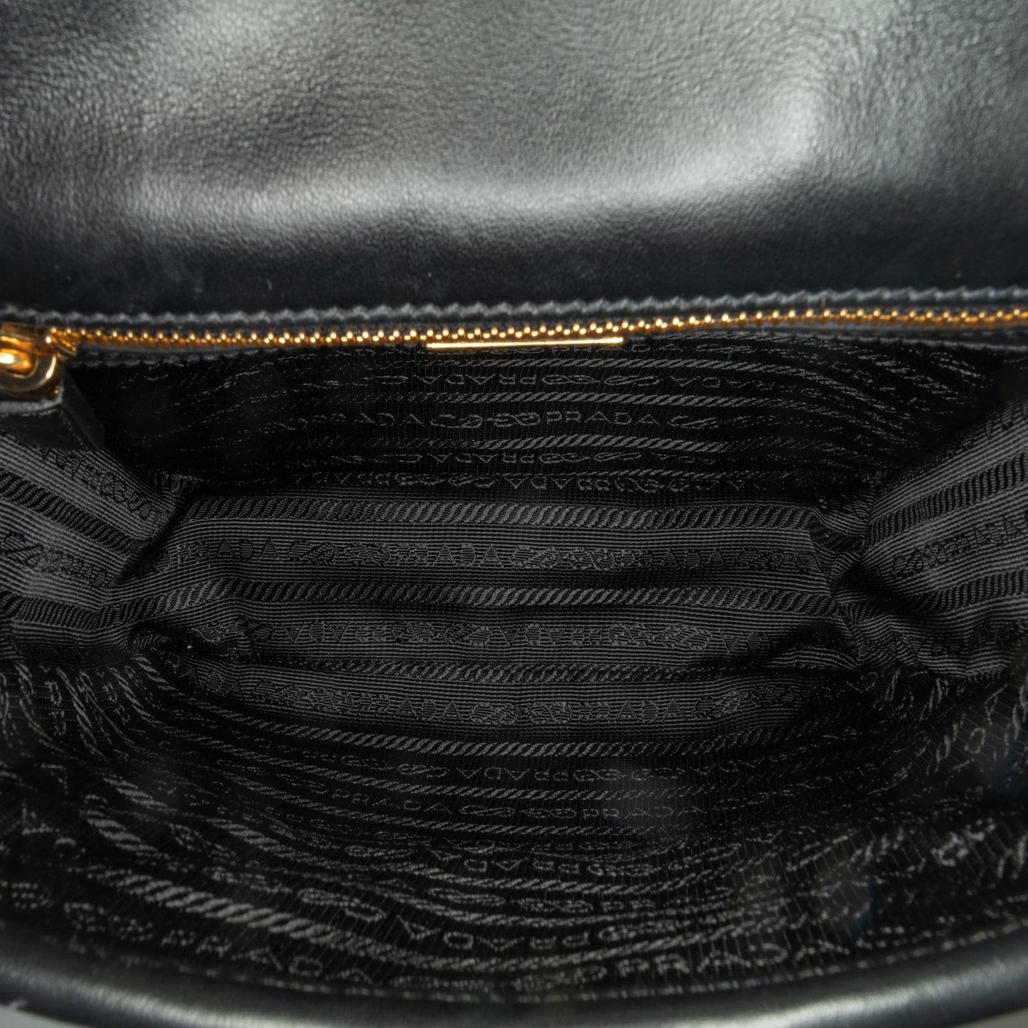 Prada Symbole Double Buckle Messenger Bag