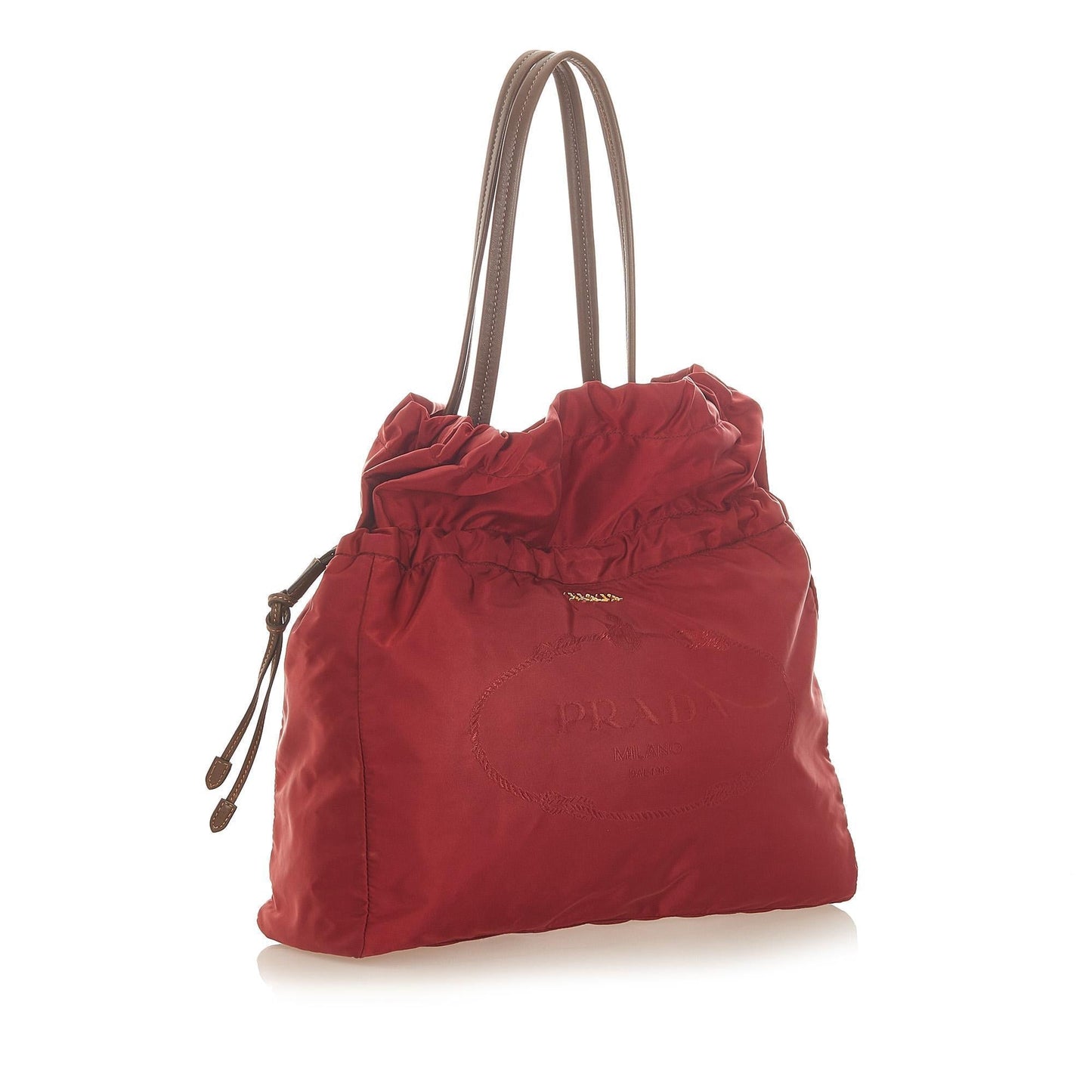 Prada Tessuto Drawstring Shopper Tote Bag ( )