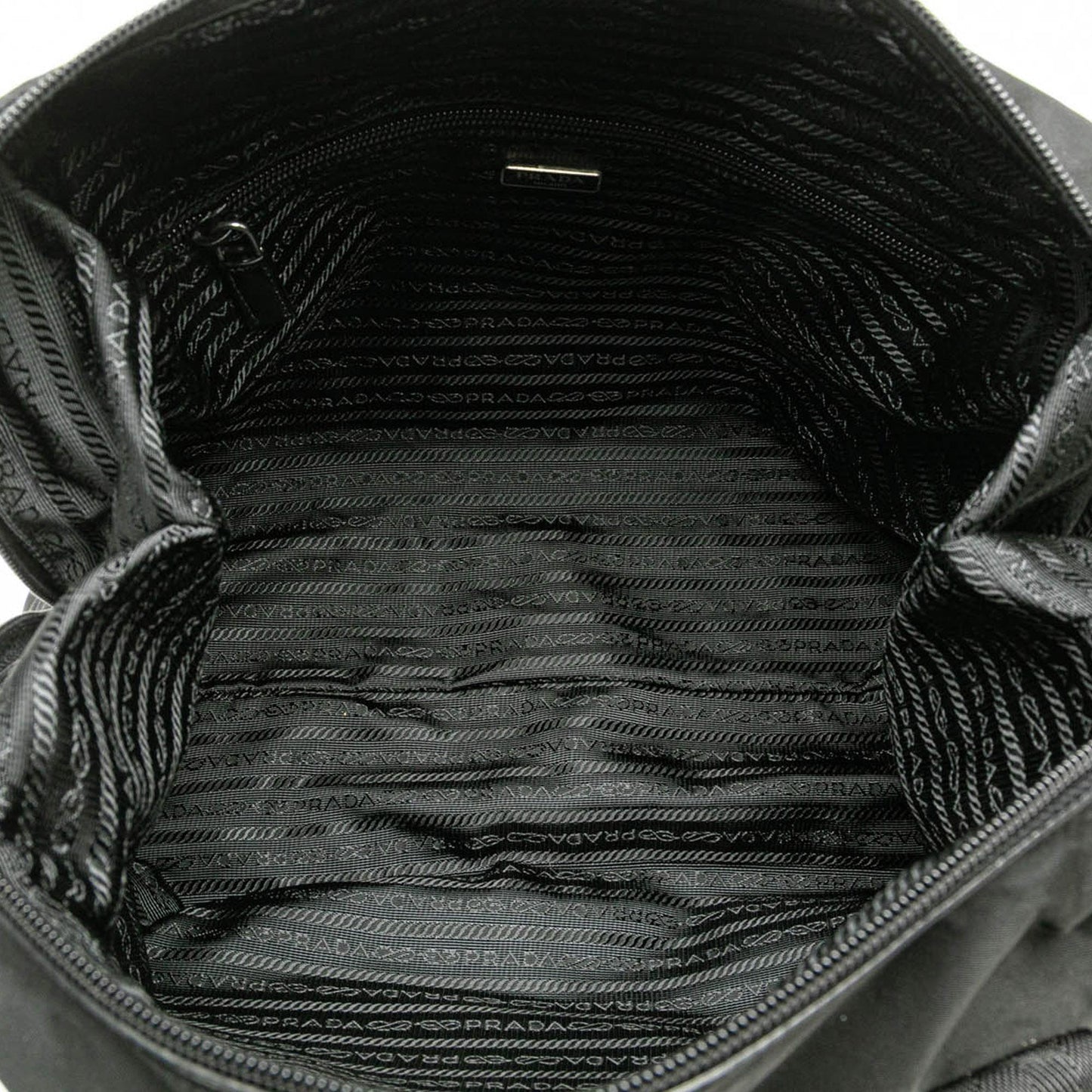 Prada Tessuto Front Zip Handbag
