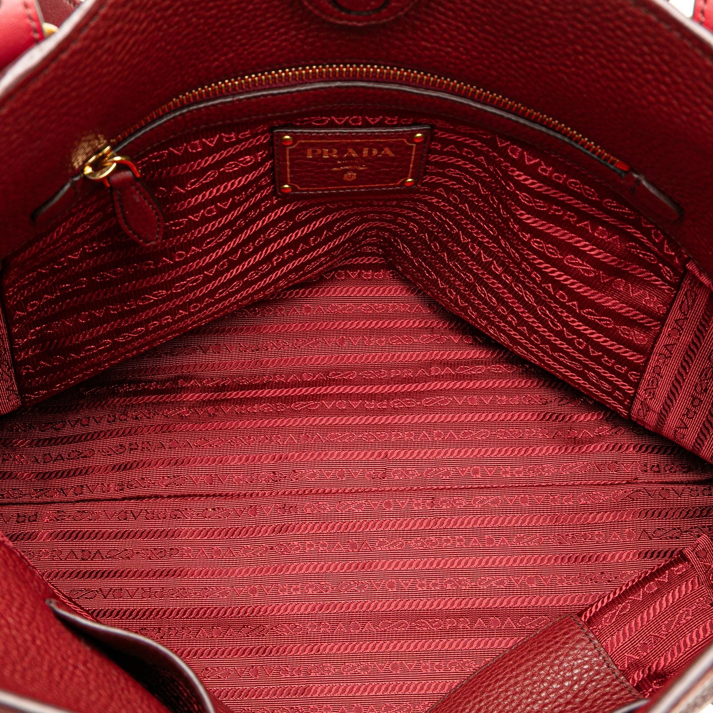 Prada Vitello Daino Shopping Tote