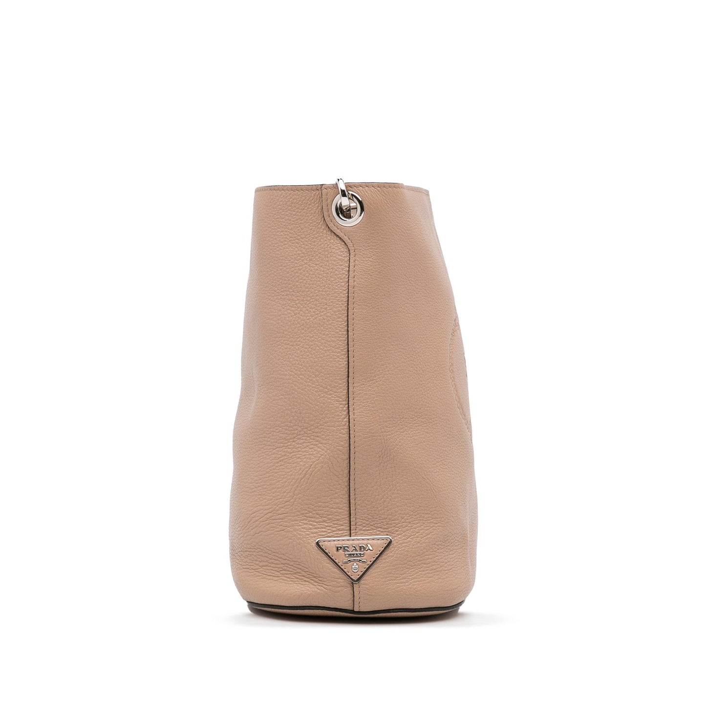 Prada Vitello Phenix Logo Bucket Bag (SHG-19RlVo)