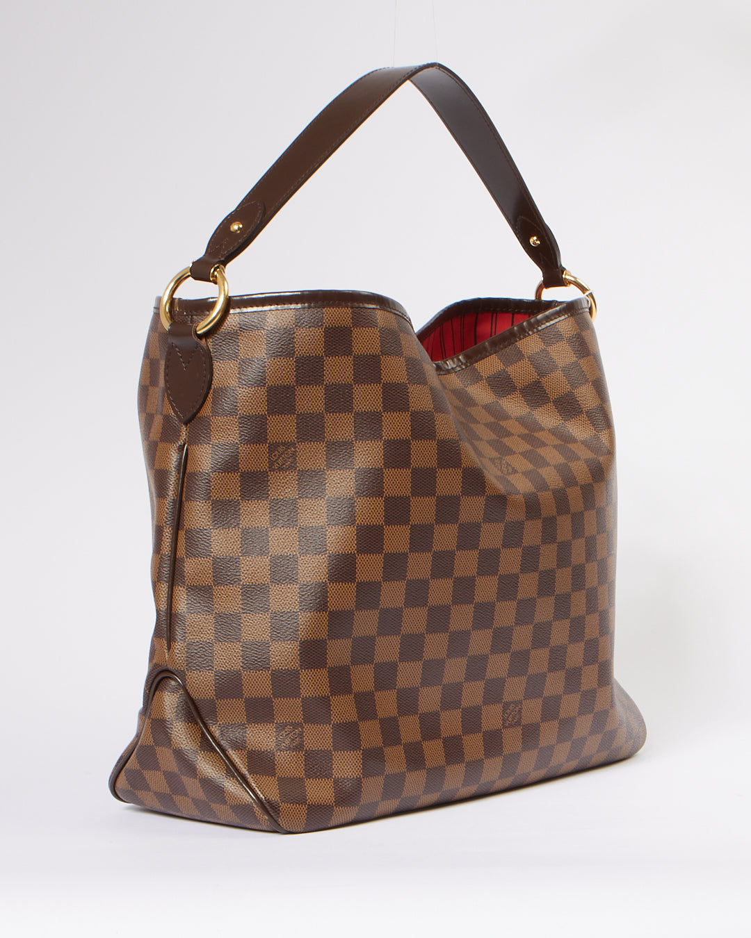 Louis Vuitton Damier Ebene Canvas Delightful MM Shoulder Bag