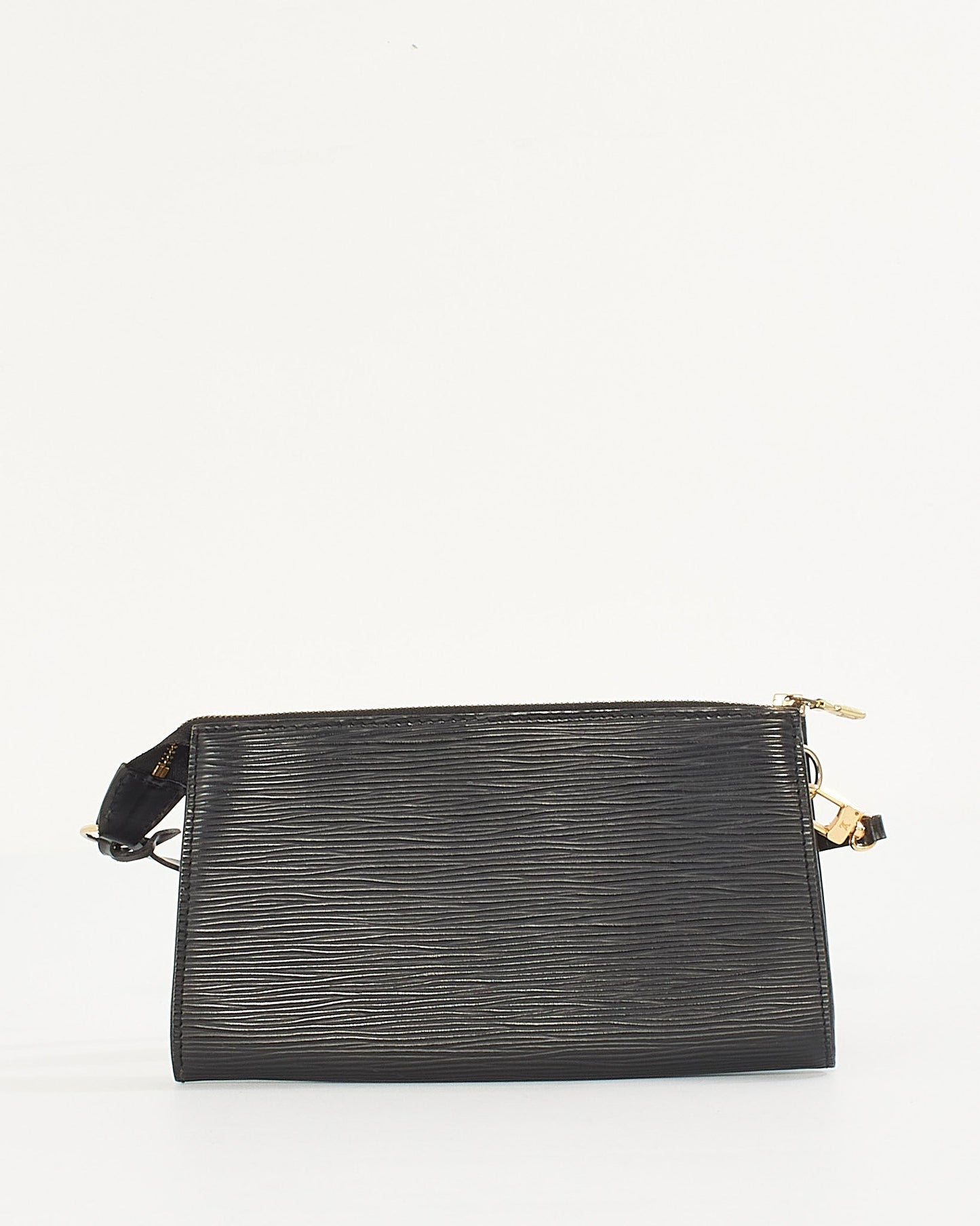 Louis Vuitton Black Epi Leather Pochette Shoulder Bag