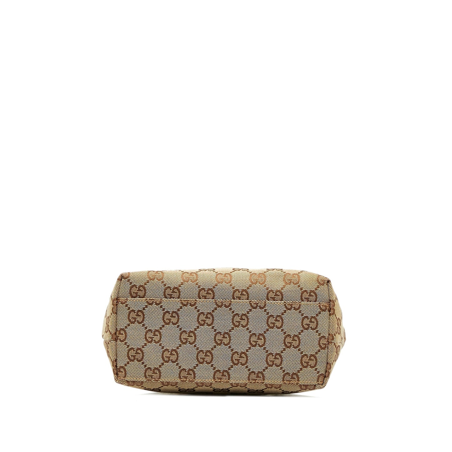 Gucci Leather Canvas Handbag