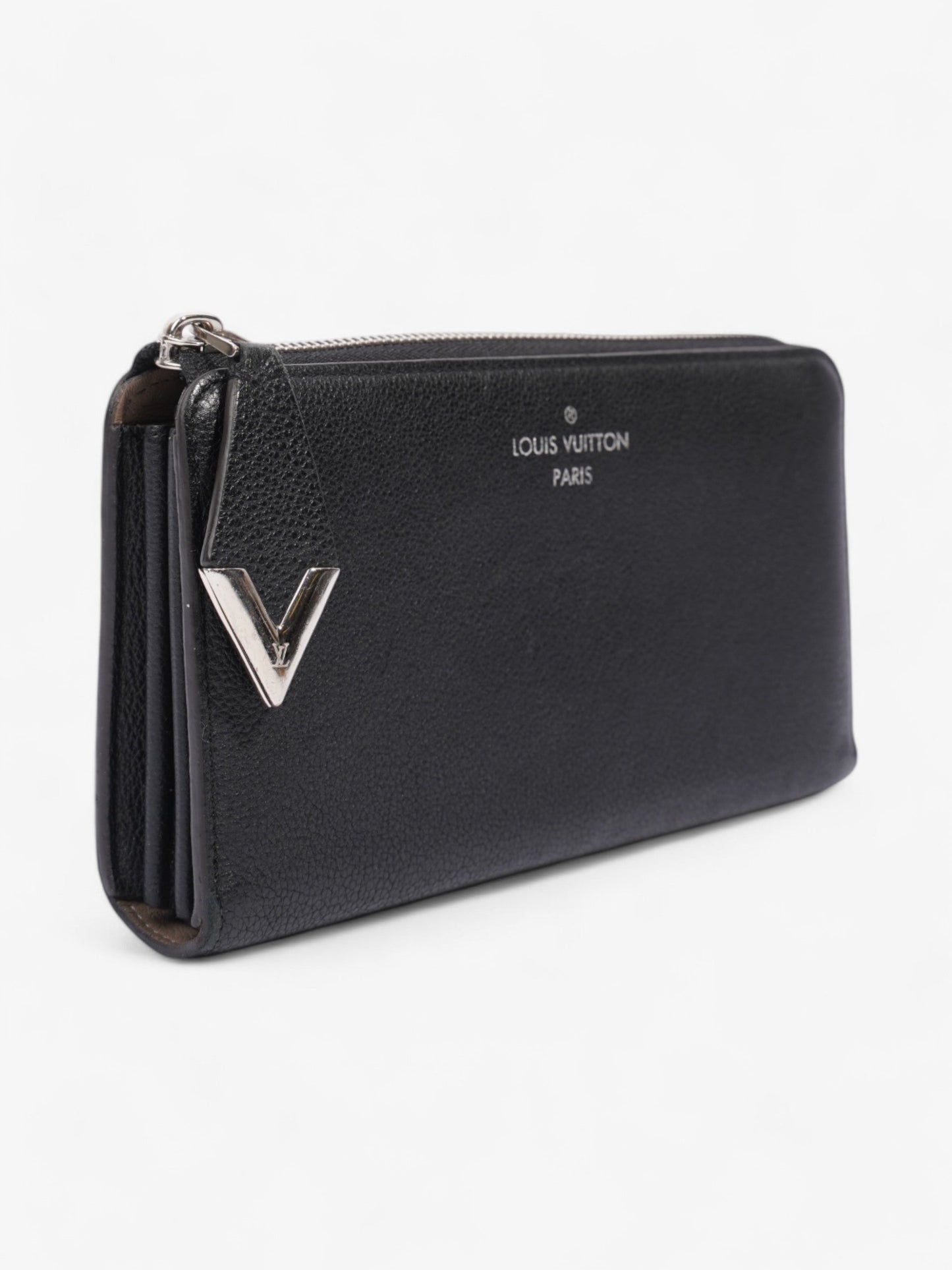 Louis Vuitton Comete Wallet Black Leather