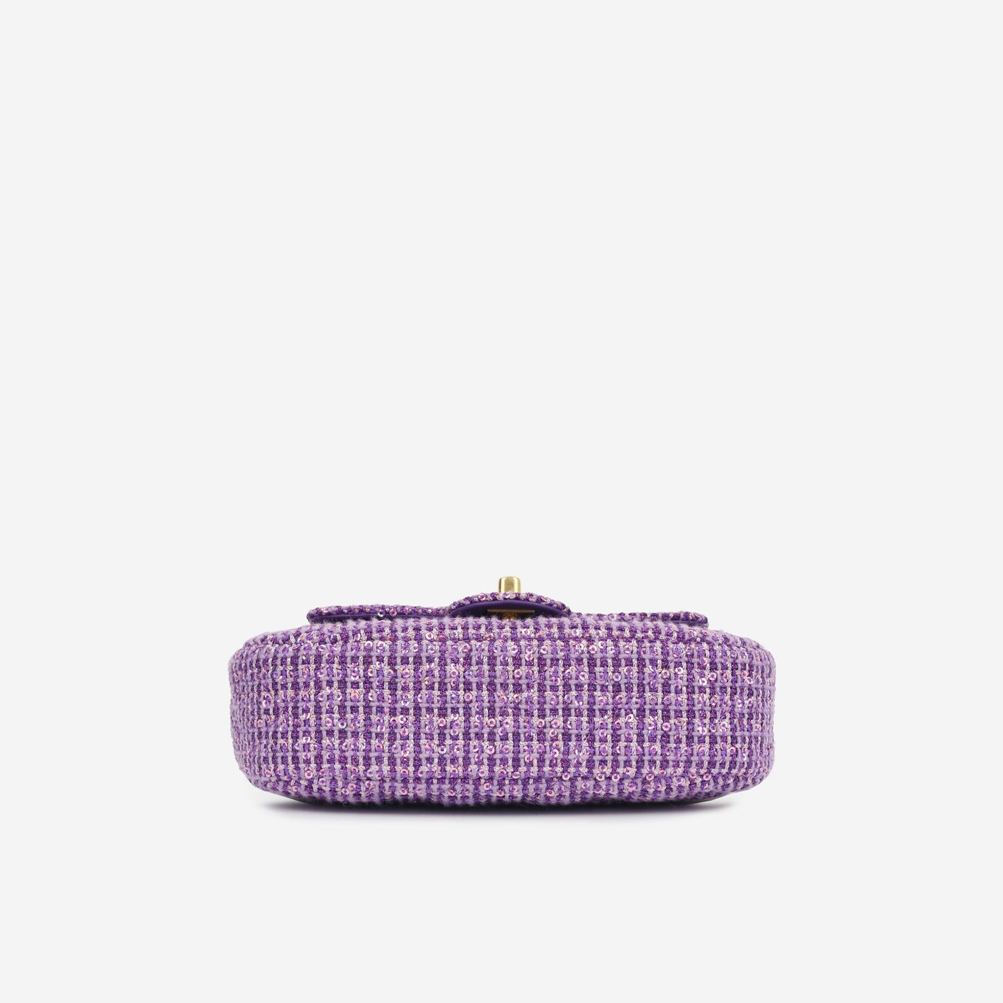 Chanel Small Top Handle - Purple Sequin Tweed