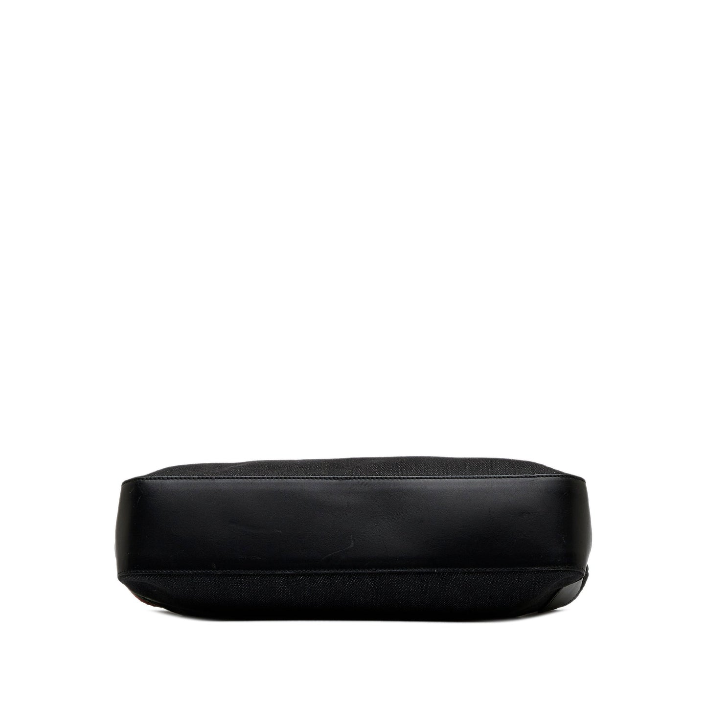 Gucci Web Black Leather Canvas Tote Style 1