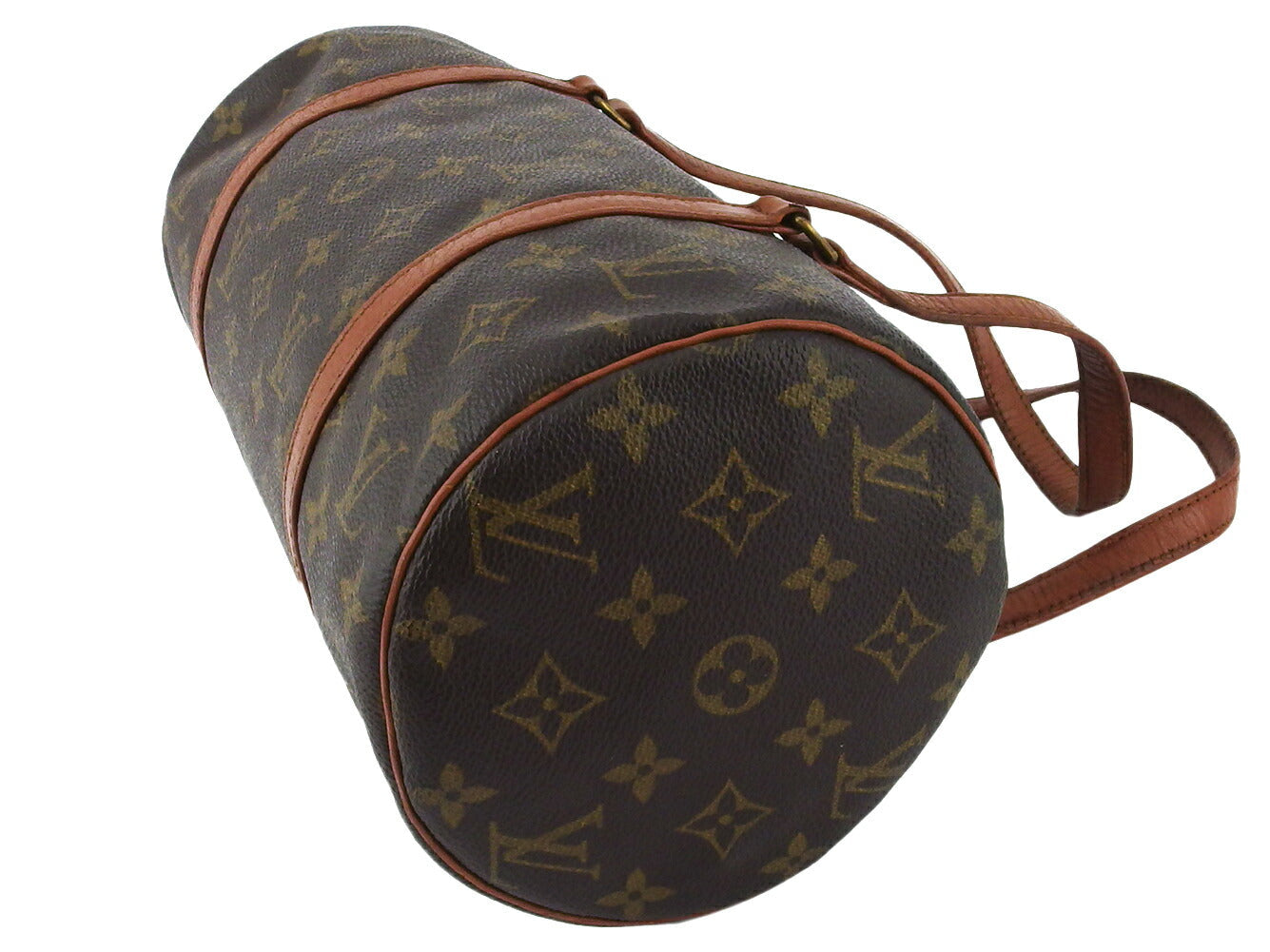 LOUIS VUITTON Handbag Brown beige gold Papillon 30 old type
