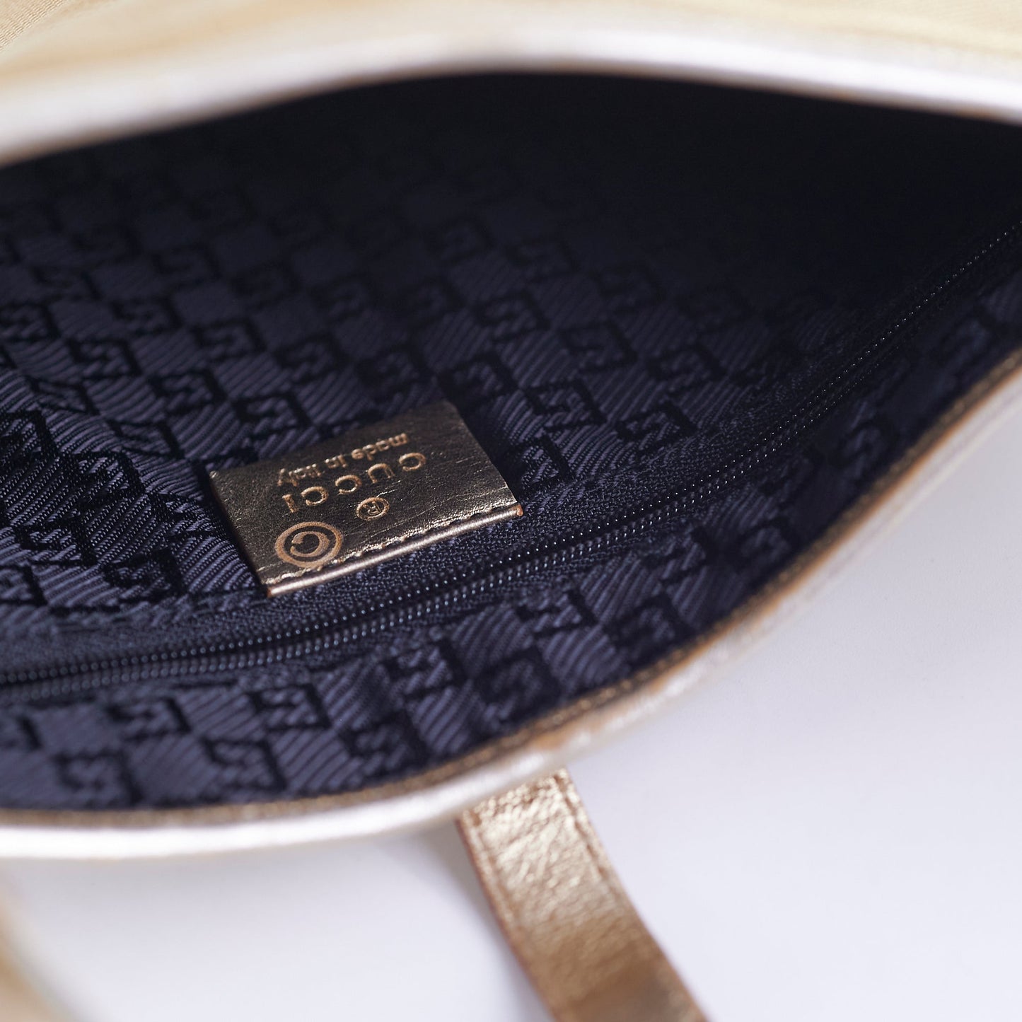 Gucci Jackie Gold Shoulder Bag