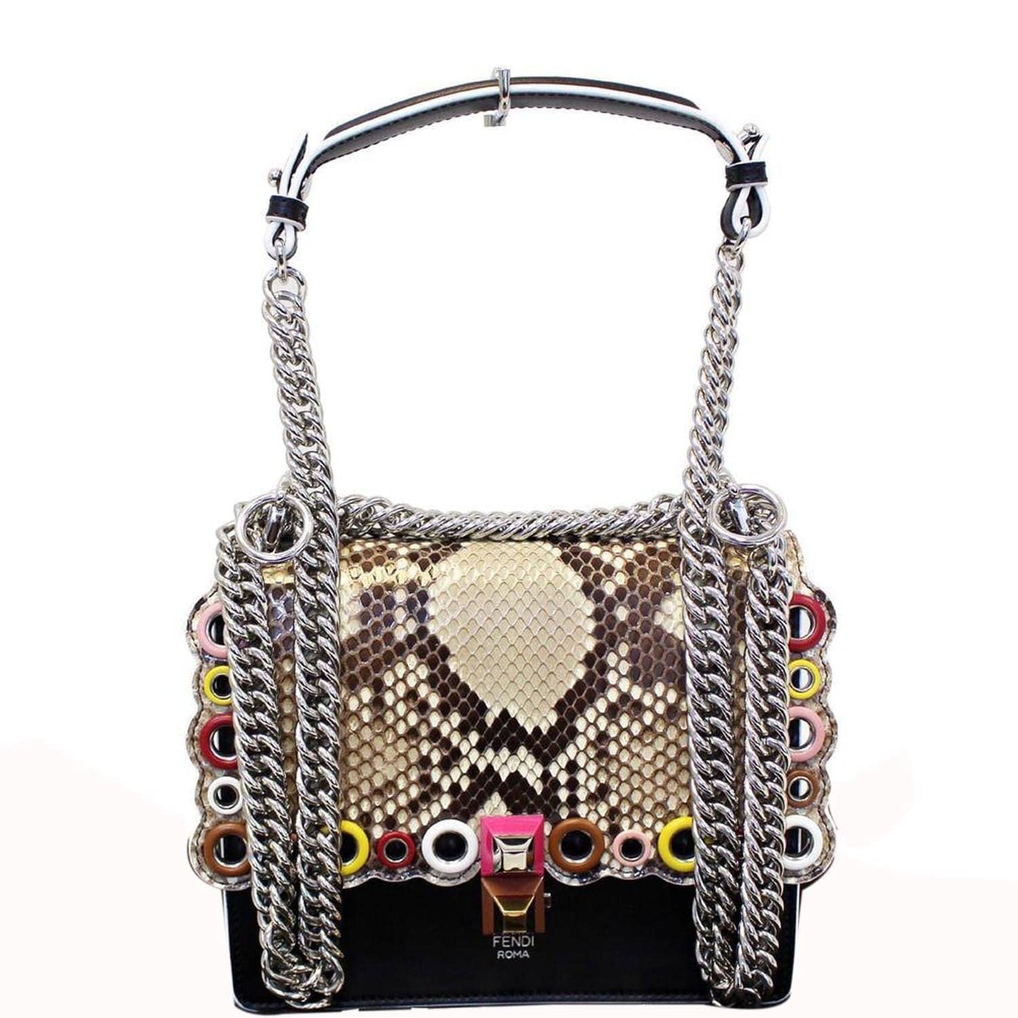 Fendi Zucca Pattern Handbag