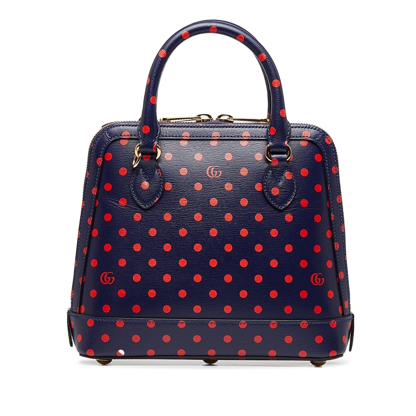 Gucci Horsebit Blue Leather Shoulder Bag