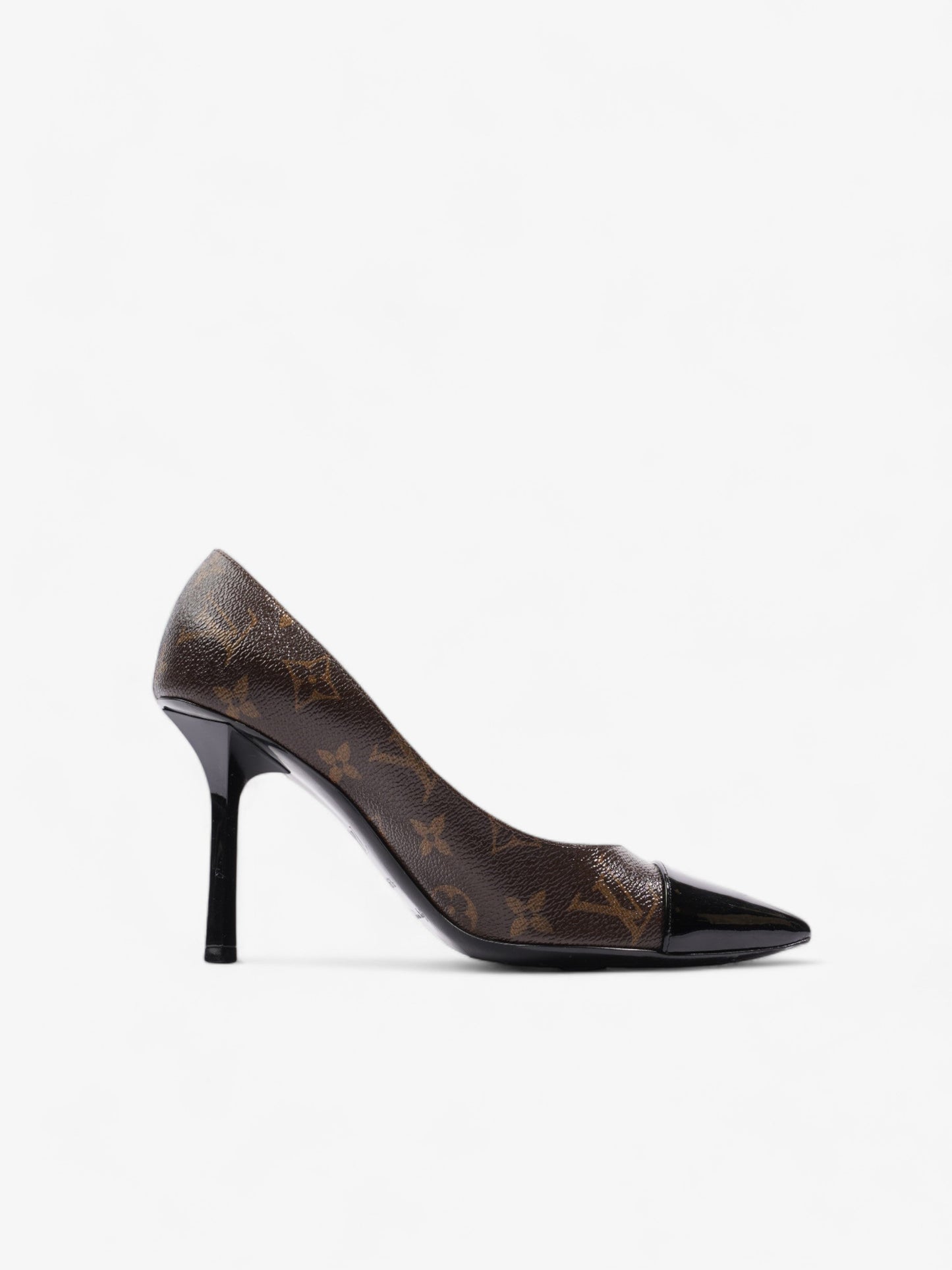 Luxury Women's Handbag | Louis Vuitton Monogram Fetish Heels 90 Brown Monogram / Black Leather EU 36.5 UK 3.5